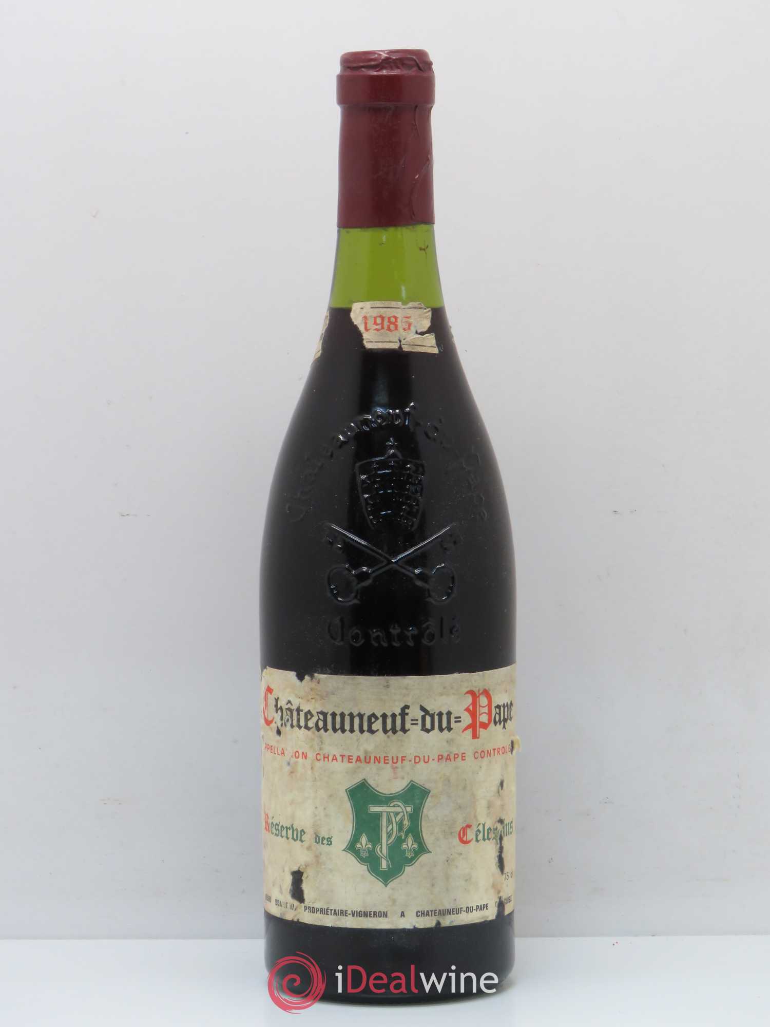 Châteauneuf-du-Pape Réserve des Célestins Henri Bonneau & Fils 1985 - Lot de 1 bouteille - 0