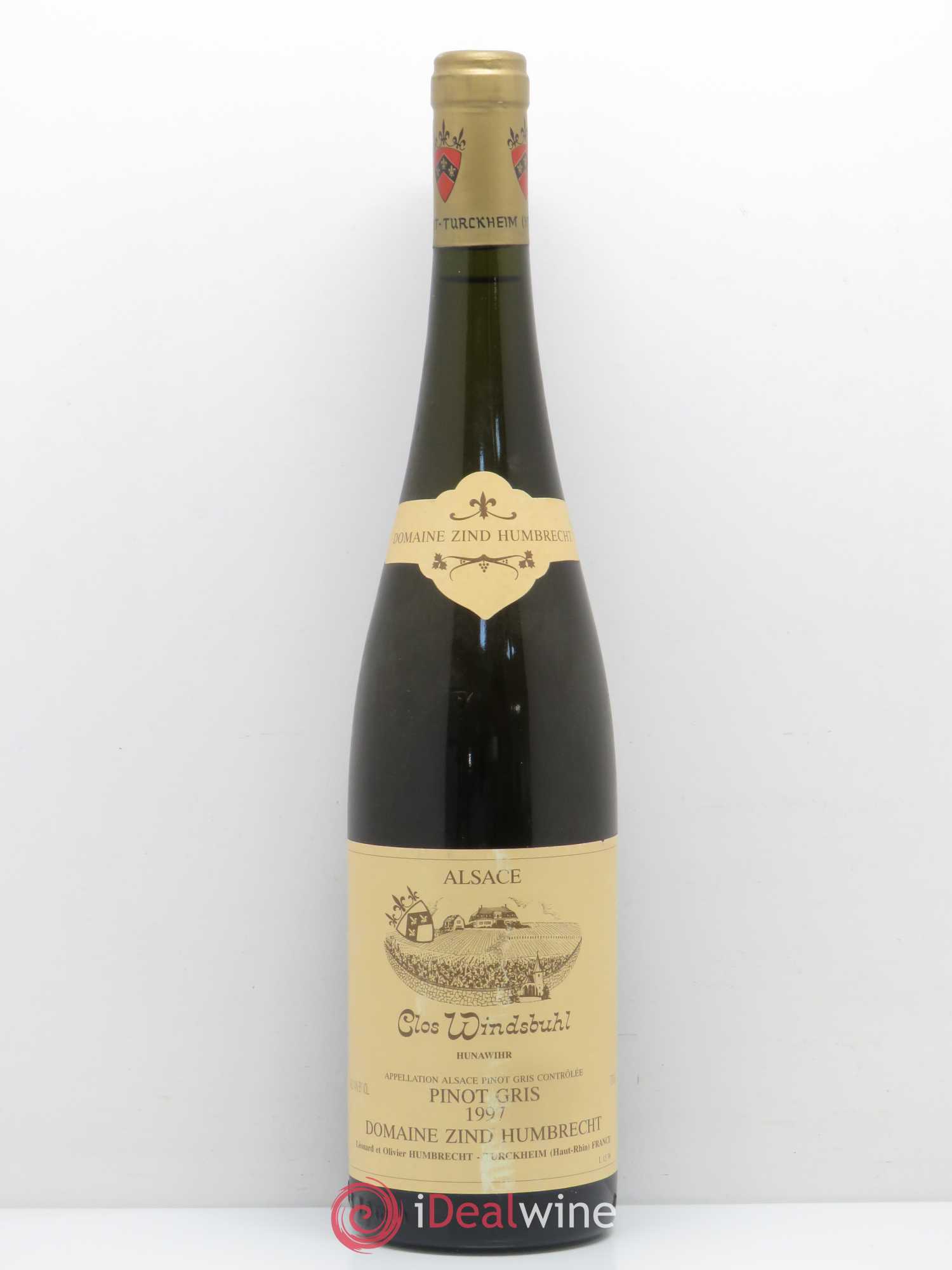 Alsace Pinot Gris Clos Windsbuhl Zind-Humbrecht (Domaine) (sans prix de réserve) 1997 - Lot de 1 bouteille - 0
