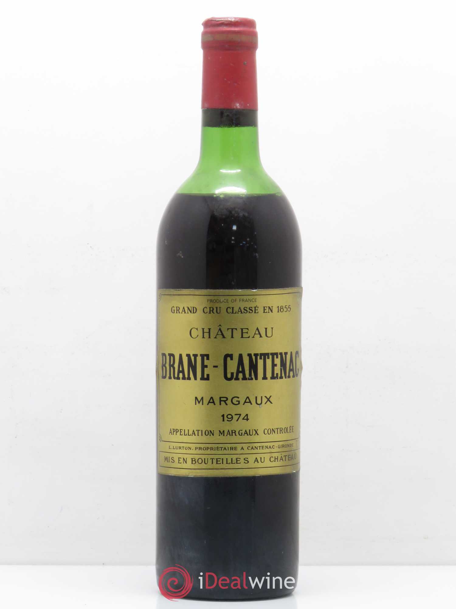 Château Brane Cantenac 2ème Grand Cru Classé (sans prix de réserve) 1974 - Lot de 1 bouteille - 0