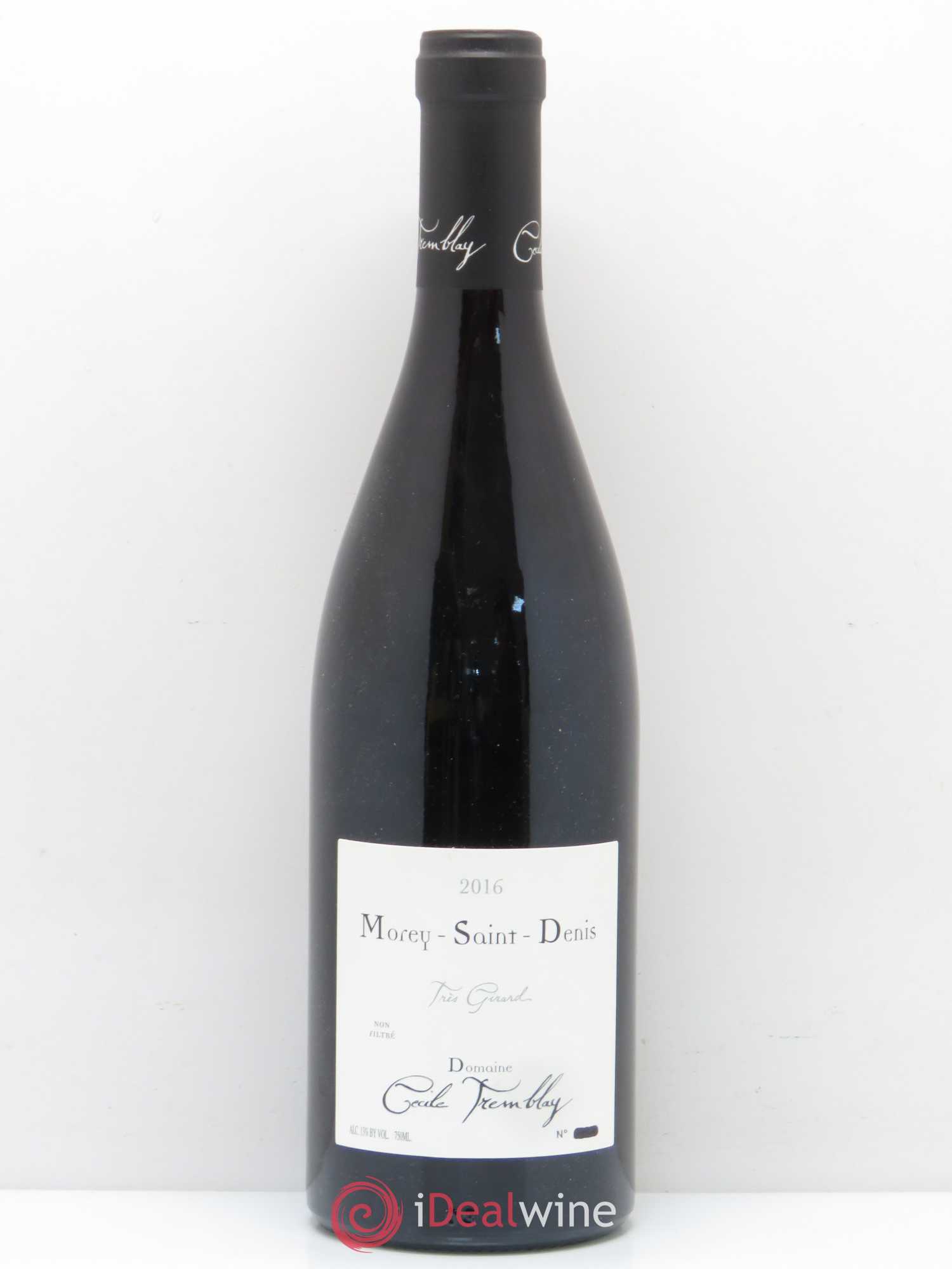 Morey-Saint-Denis Très Girard Cécile Tremblay (sans prix de réserve) 2016 - Lot de 1 bouteille - 0