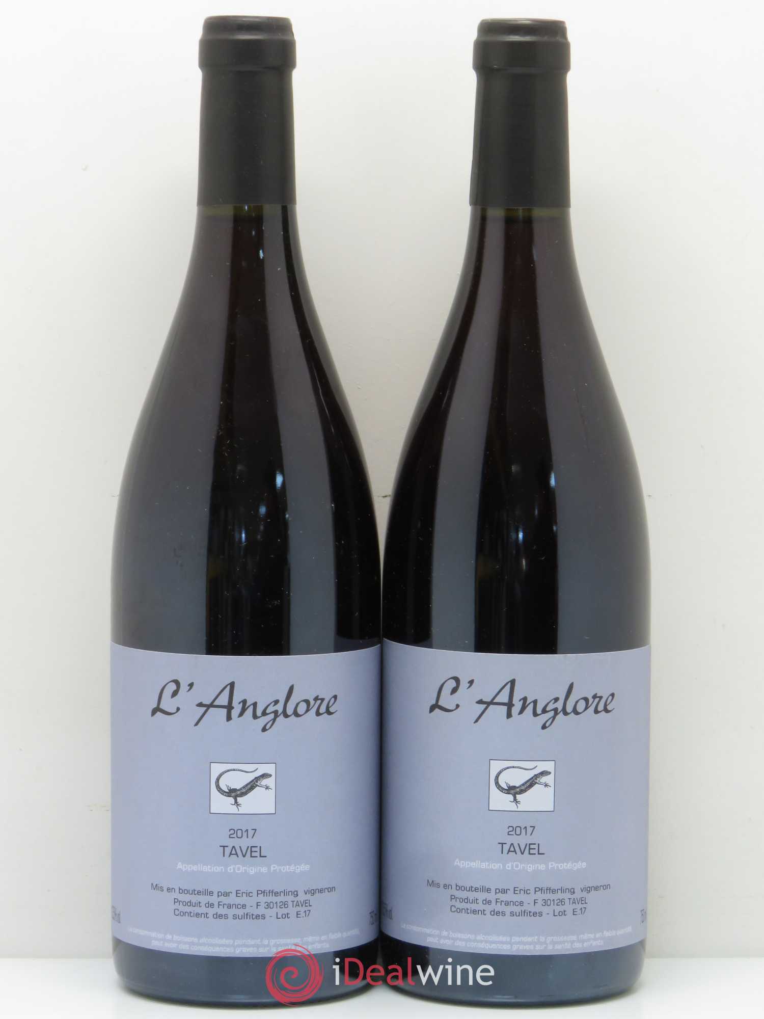 Tavel Anglore (sans prix de réserve) 2017 - Posten von 2 Flaschen - 0