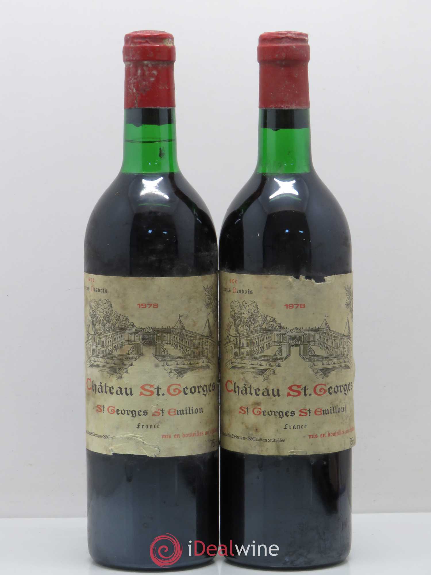 Château Saint-Georges (sans prix de réserve) 1978 - Lot de 2 bouteilles - 0