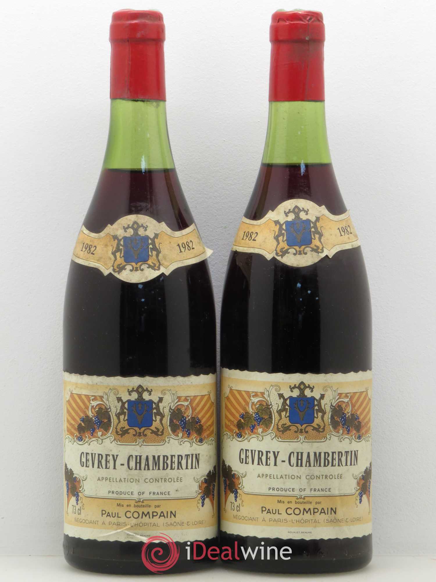 Gevrey-Chambertin Paul Compain (sans prix de réserve) 1982 - Posten von 2 Flaschen - 0