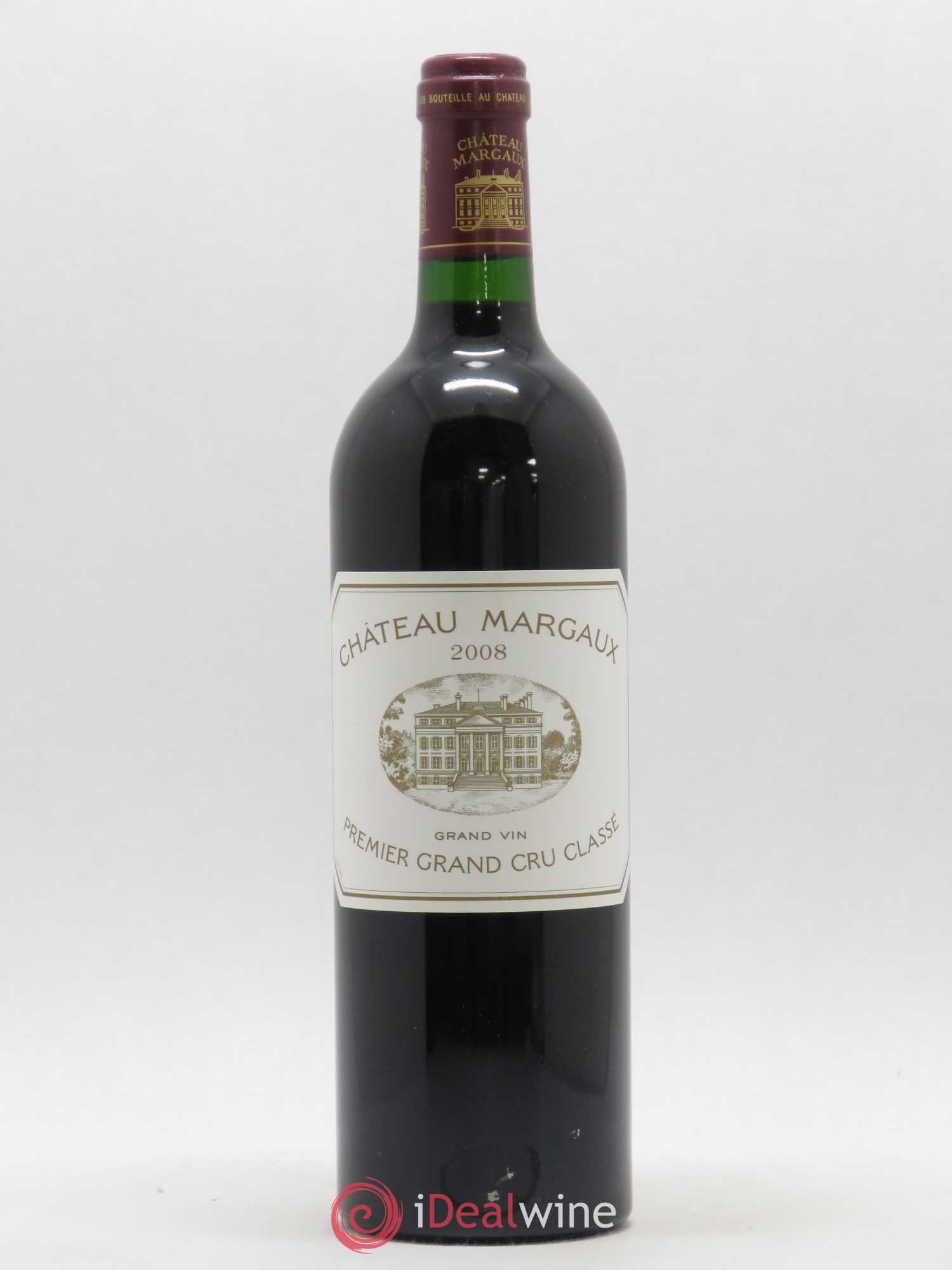 Château Margaux 1er Grand Cru Classé 2008 - Lot de 1 bouteille - 0