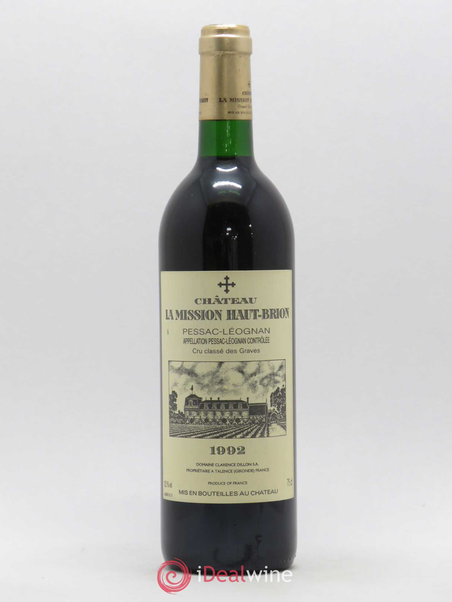 Château la Mission Haut-Brion Cru Classé de Graves 1992 - Lot de 1 bouteille - 0