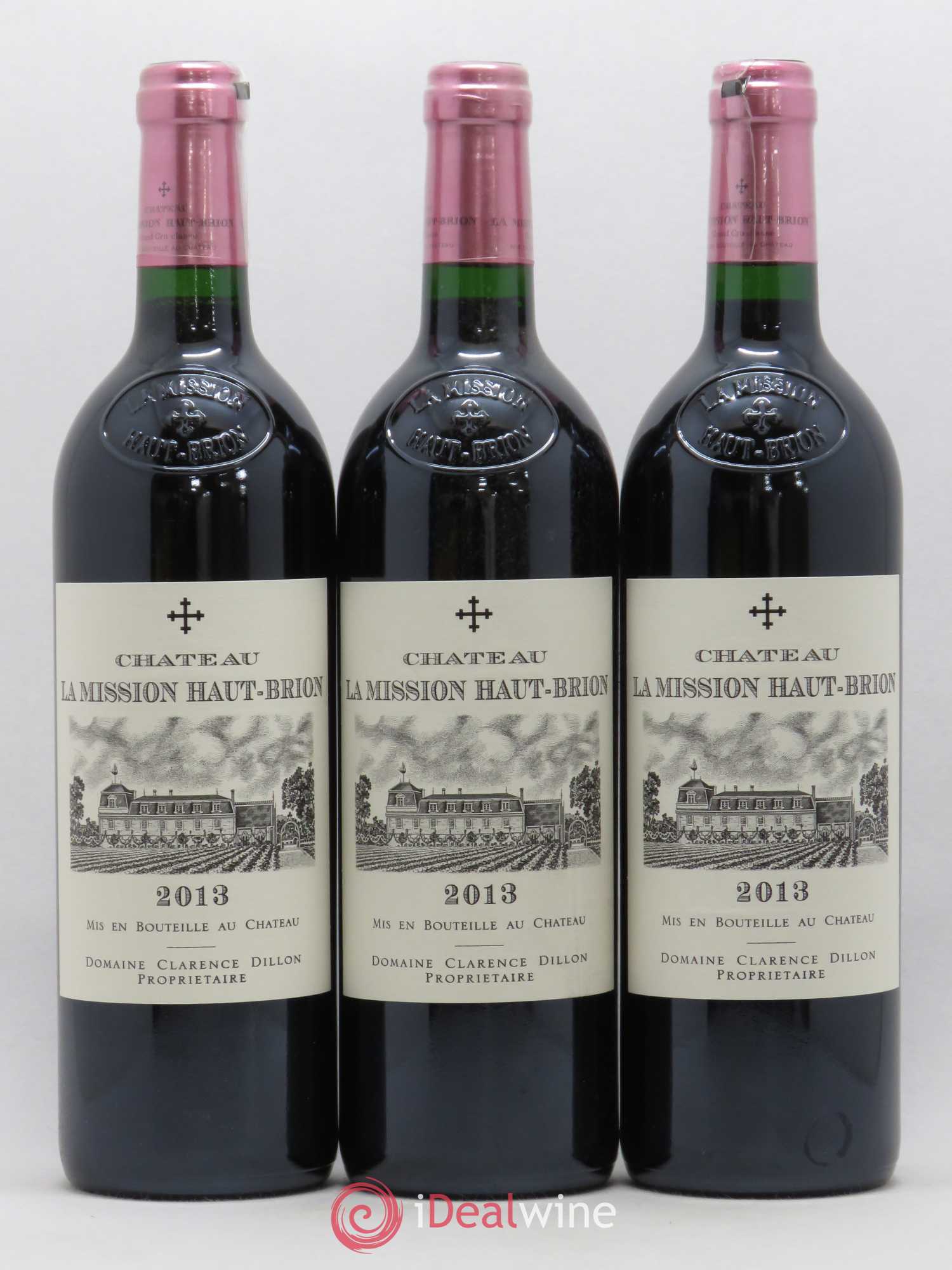 Château la Mission Haut-Brion Cru Classé de Graves 2013 - Lot de 3 bouteilles - 0