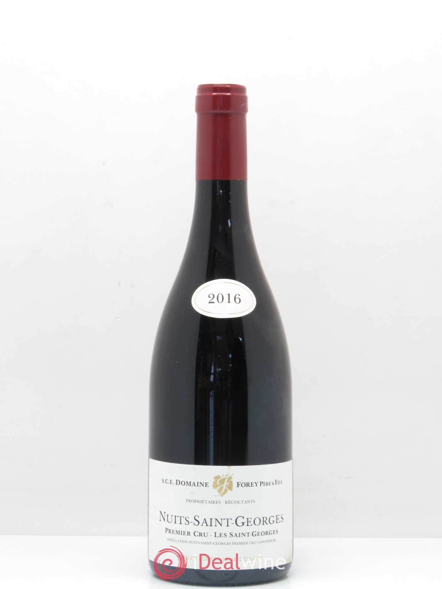 Nuits-Saint-Georges 1er Cru Les Saints Georges Domaine Forey 2016 - Posten von 1 Flasche - 0