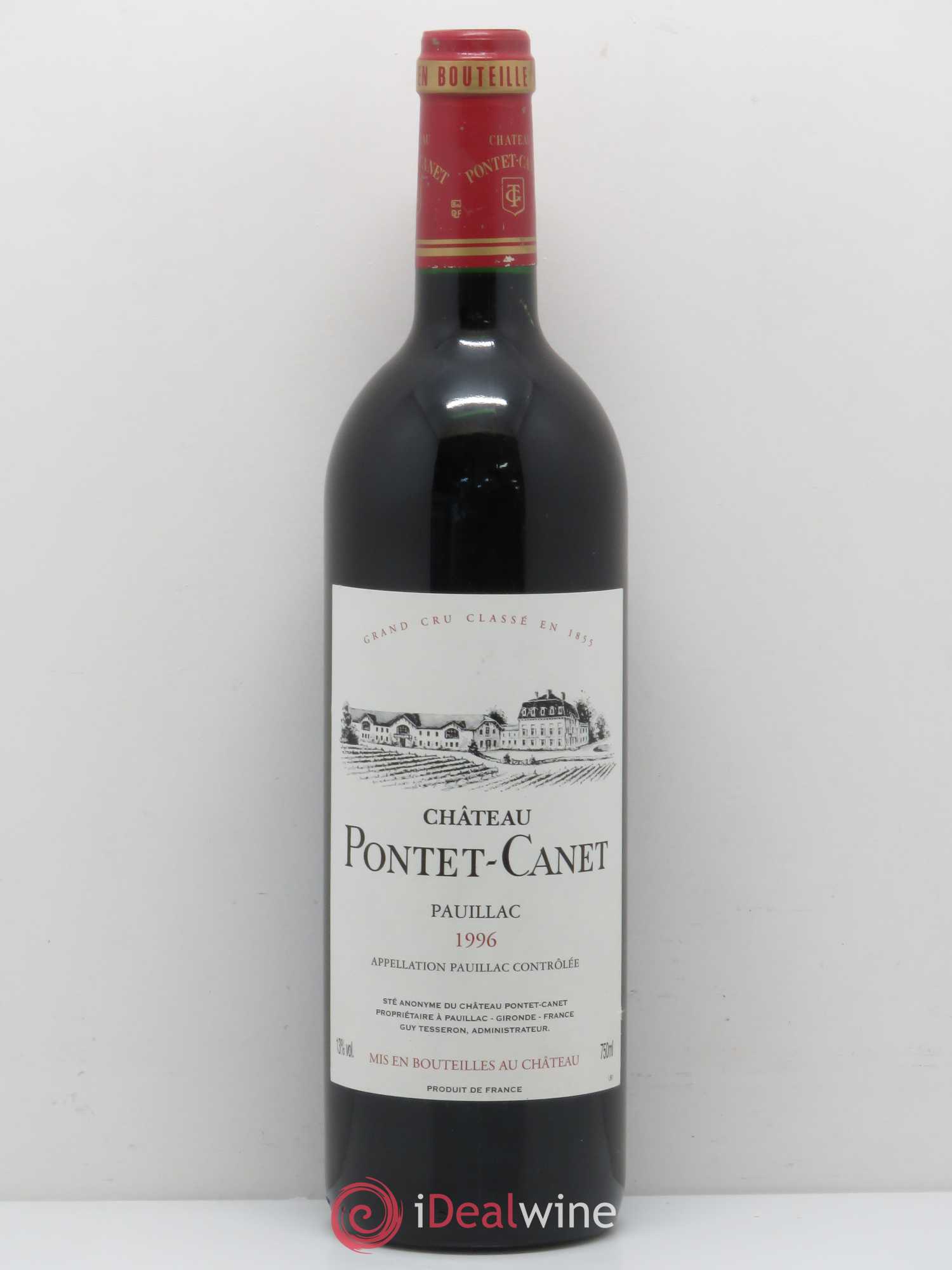 Château Pontet Canet 5ème Grand Cru Classé (sans prix de réserve) 1996 - Lot de 1 bouteille - 0