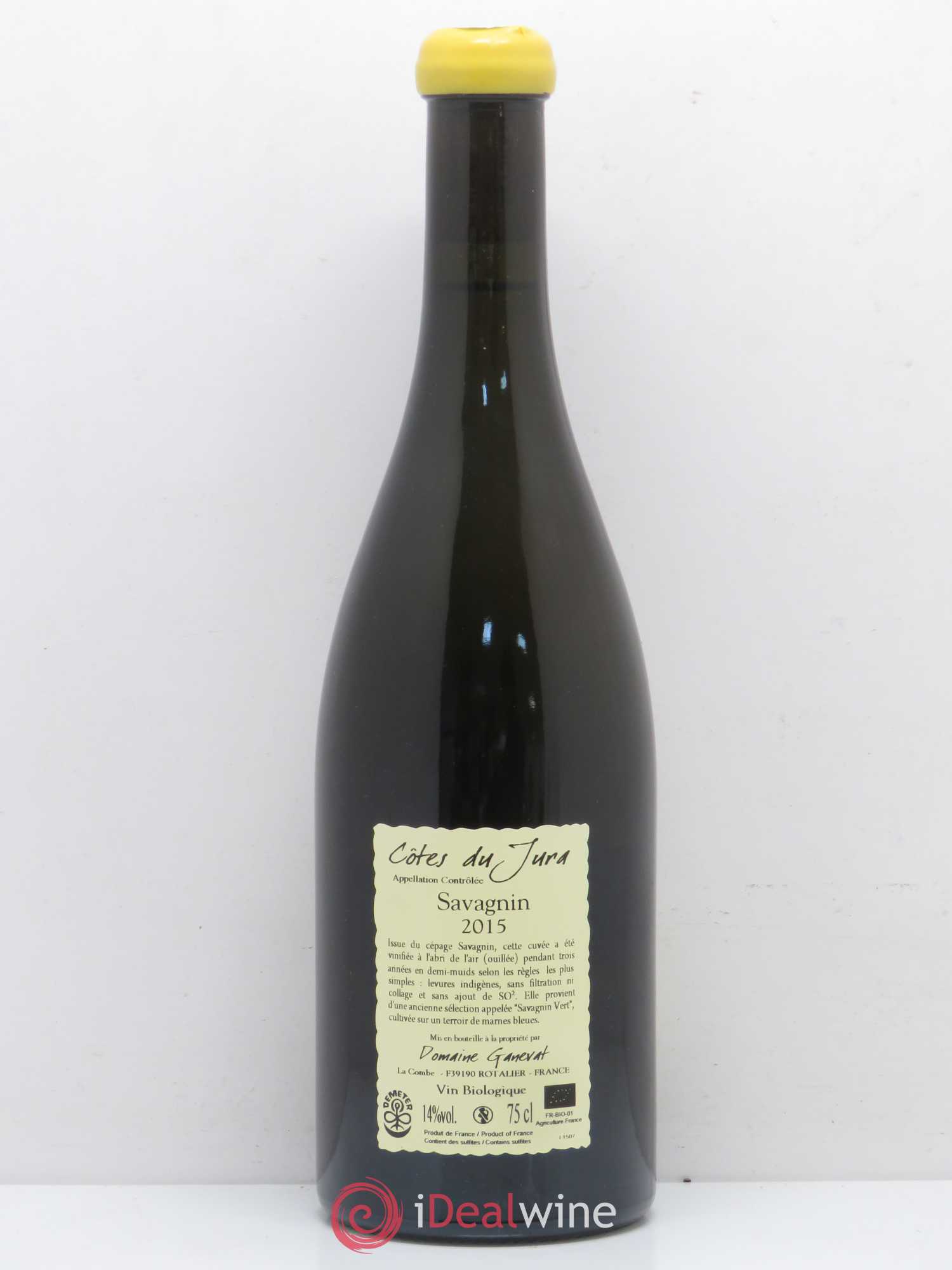Côtes du Jura Les Chalasses Marnes Bleues Jean-François Ganevat (Domaine) 2015 - Lot de 1 bouteille - 1