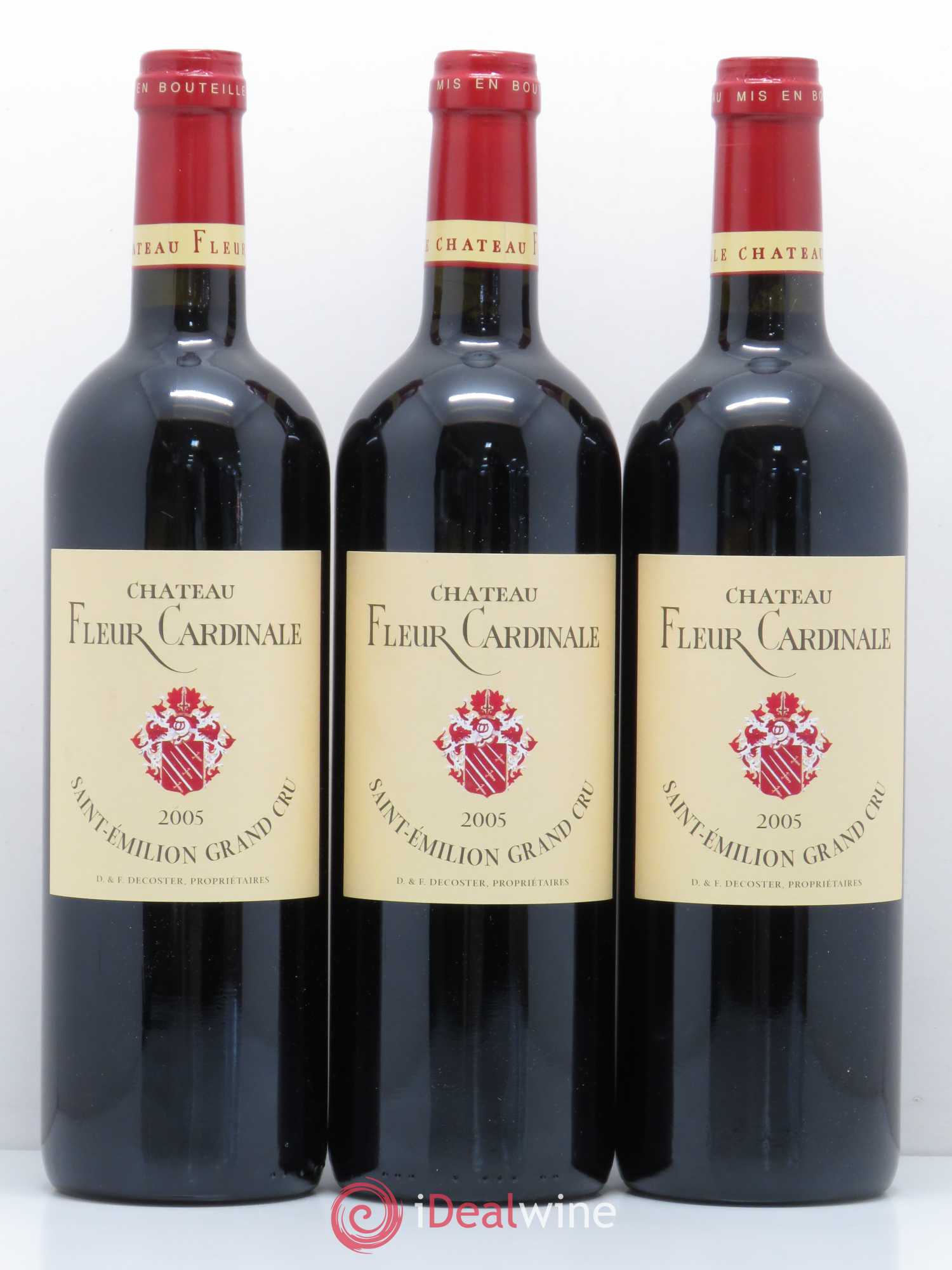 Château Fleur Cardinale Grand Cru Classé 2005 - Lot de 3 bouteilles - 0