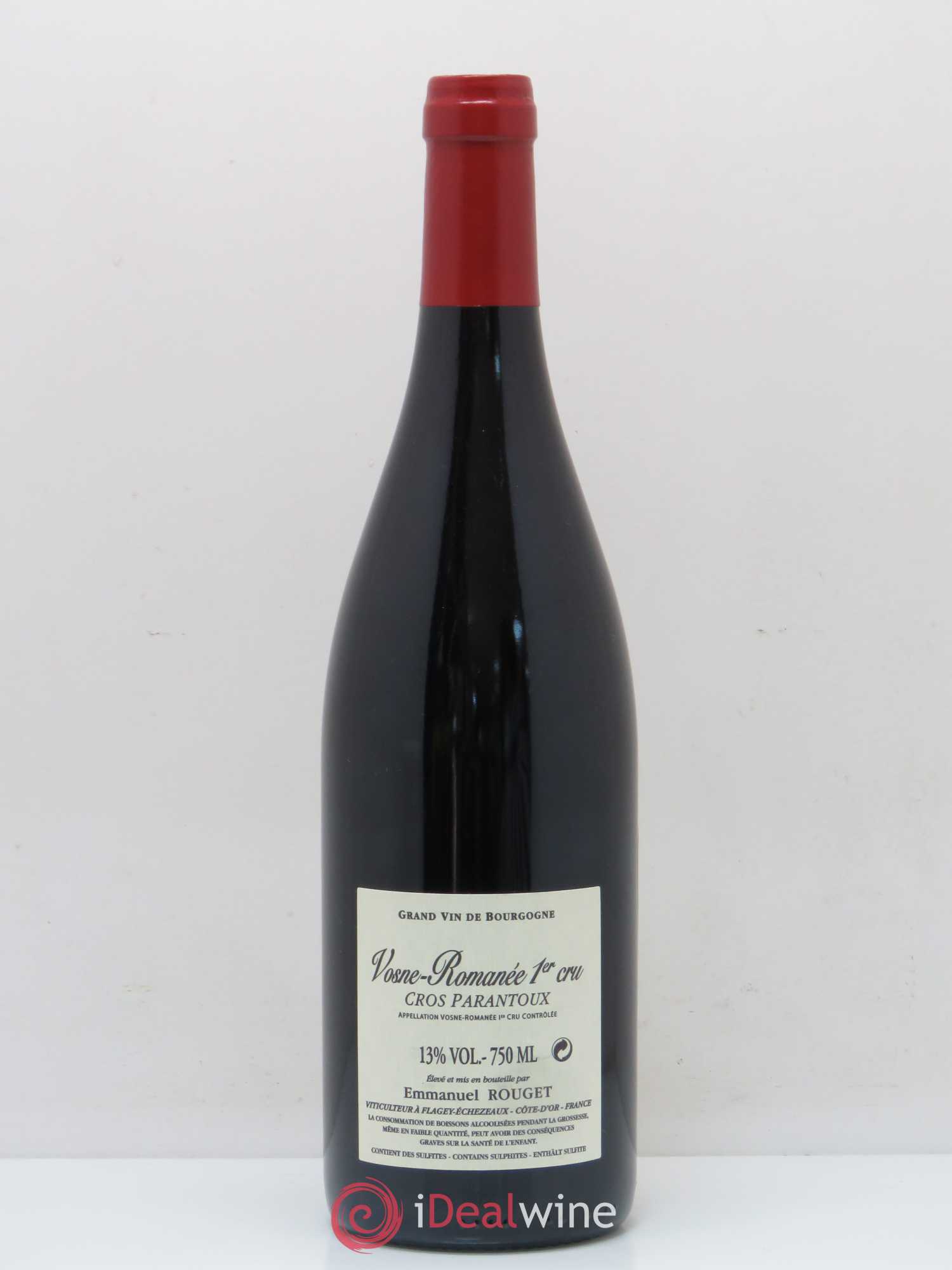 Vosne-Romanée 1er Cru Cros Parantoux Emmanuel Rouget 2011 - Posten von 1 Flasche - 1