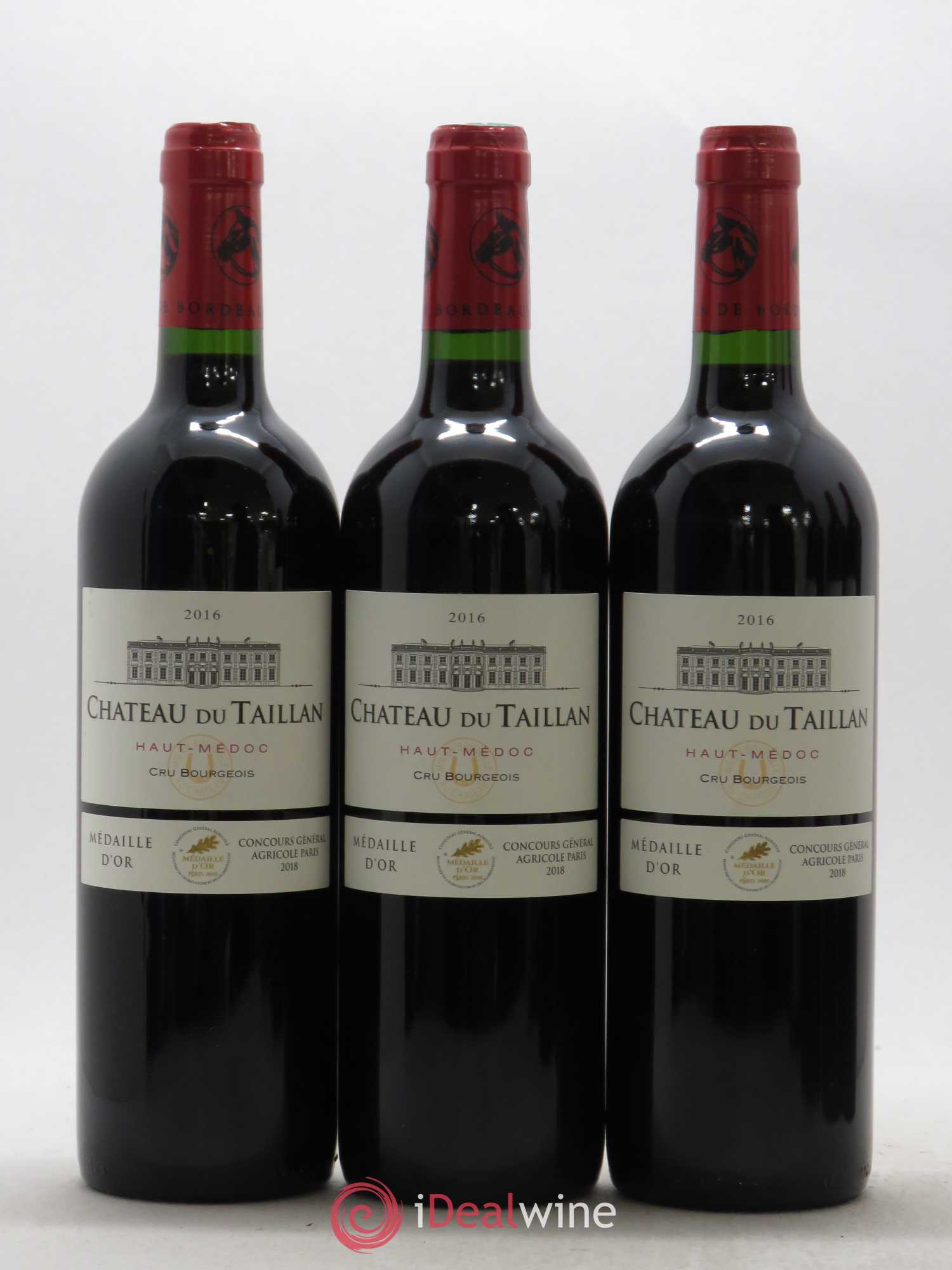 Château du Taillan Cru Bourgeois Exceptionnel 2016 - Lot de 6 bouteilles - 1