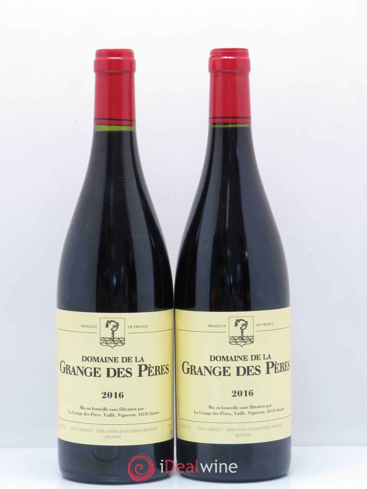 Pays d'Hérault Grange des Pères Laurent Vaillé 2016 - Lot de 2 bouteilles - 0