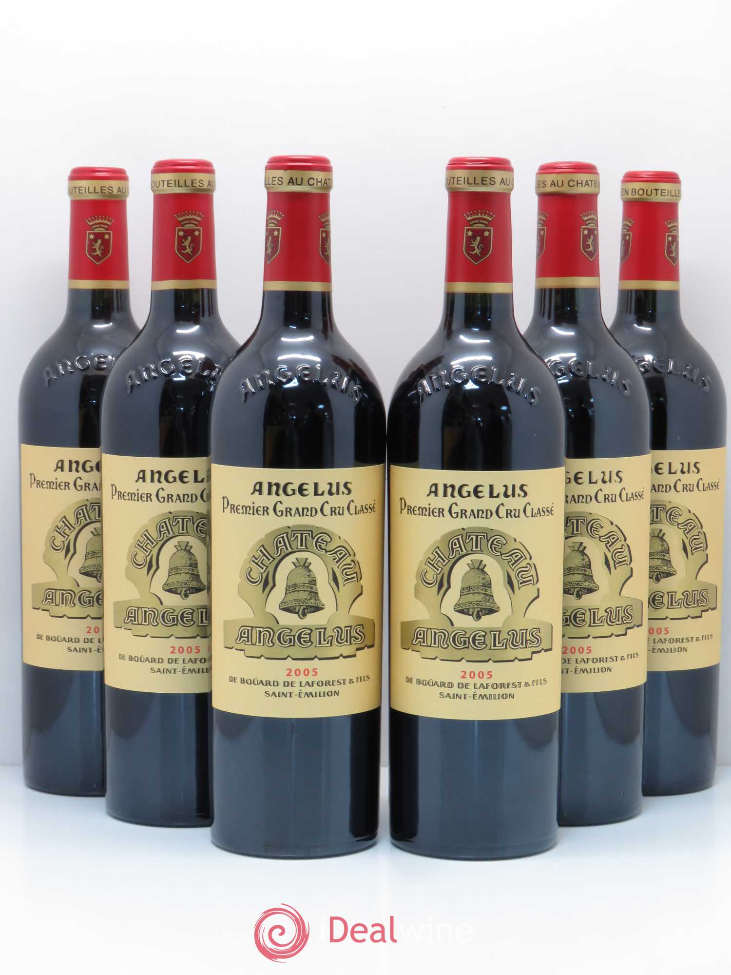 Château Angélus 1er Grand Cru Classé A 2005 - Lot de 6 bouteilles - 0