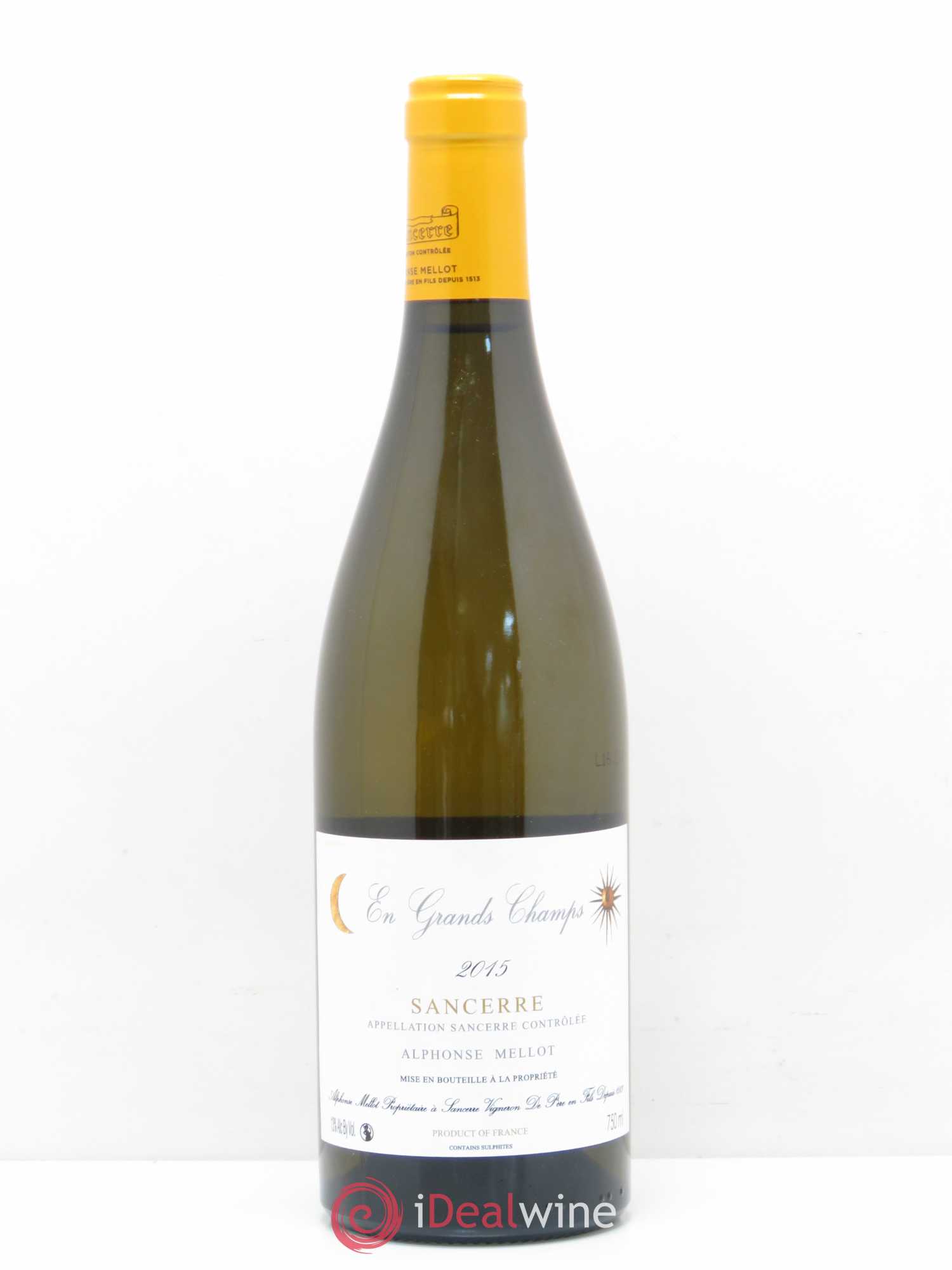Sancerre En Grands Champs Alphonse Mellot 2015 - Posten von 1 Flasche - 0