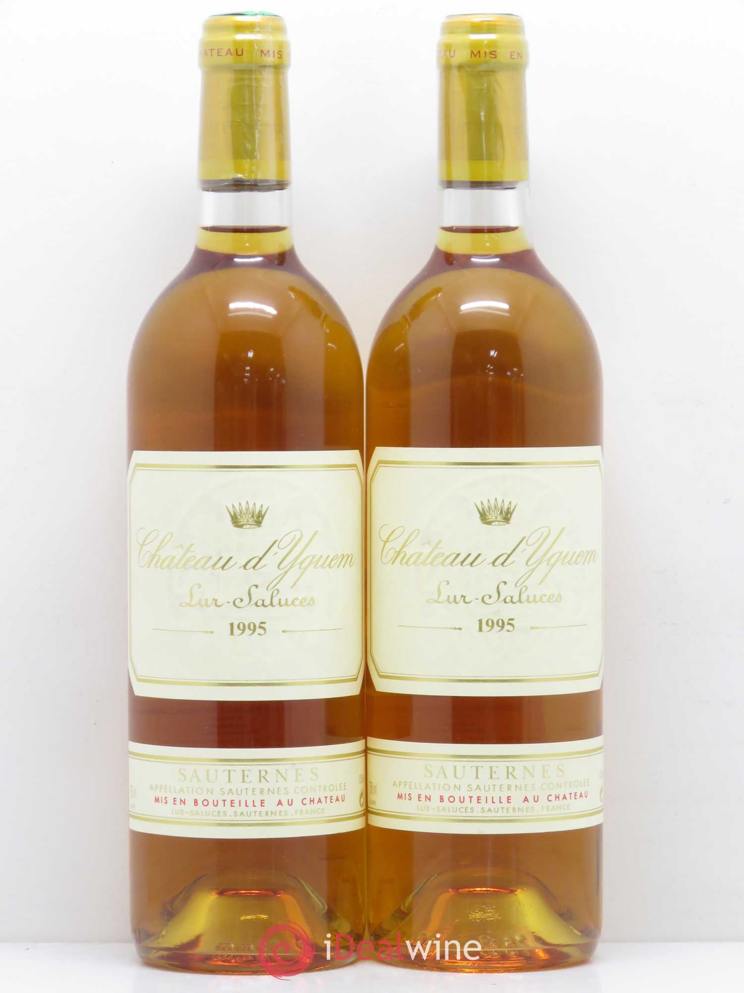 Château d' Yquem 1er Cru Classé Supérieur 1995 - Lotto di 2 bottiglie - 0