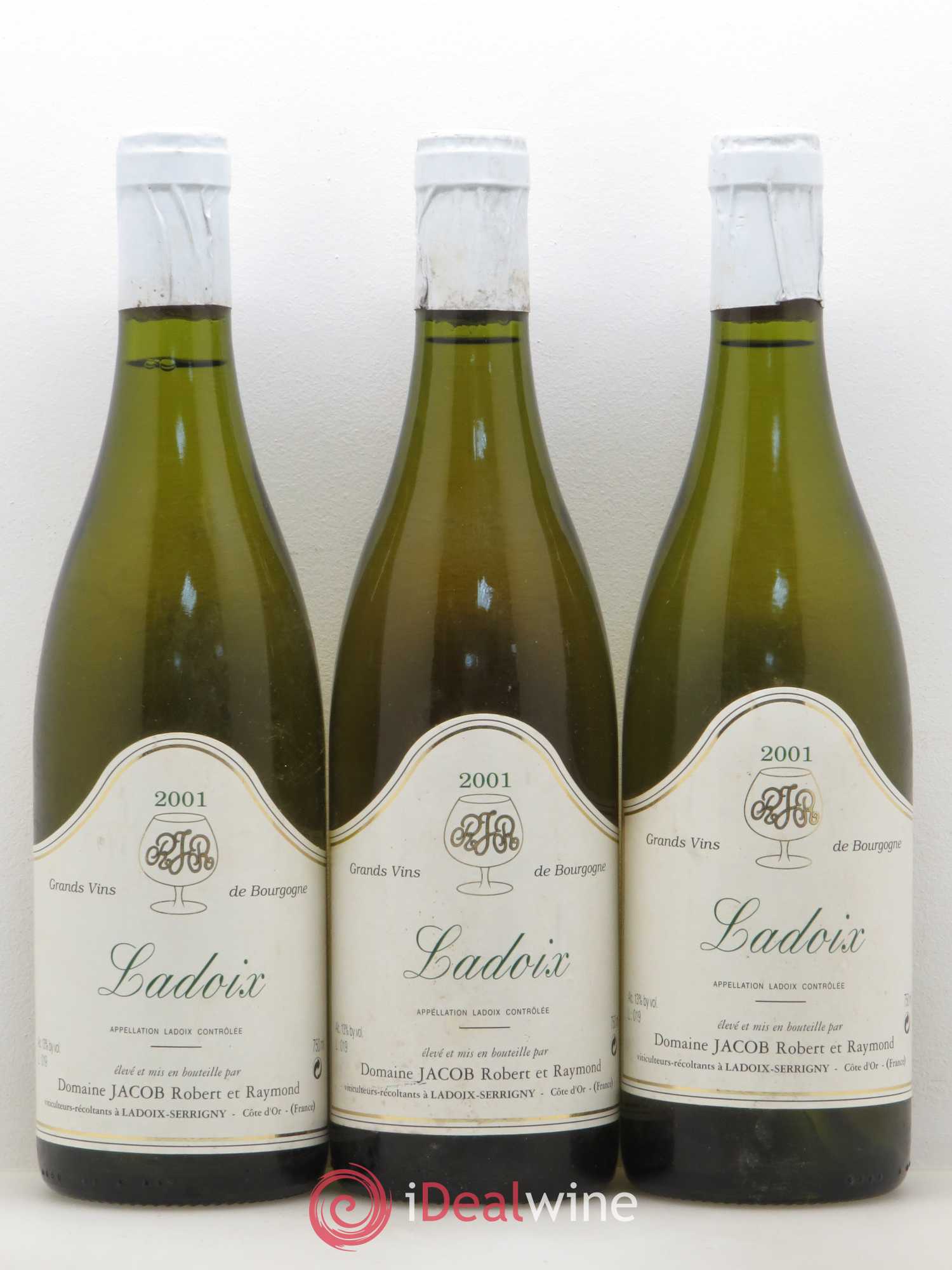 Ladoix Jacob (sans prix de réserve) 2001 - Posten von 3 Flaschen - 0