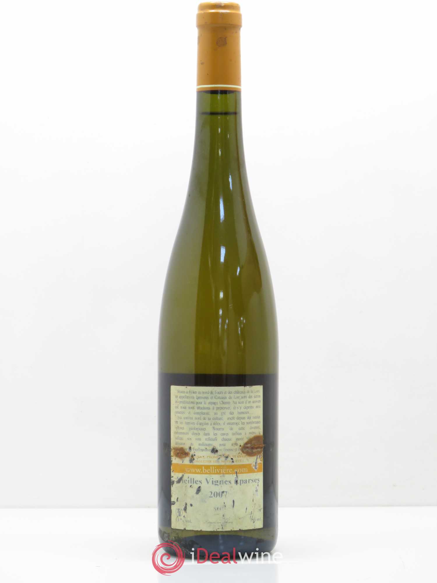 Coteaux du Loir Vieilles Vignes Eparses Domaine de Bellivière 2007 - Lot de 1 bouteille - 1