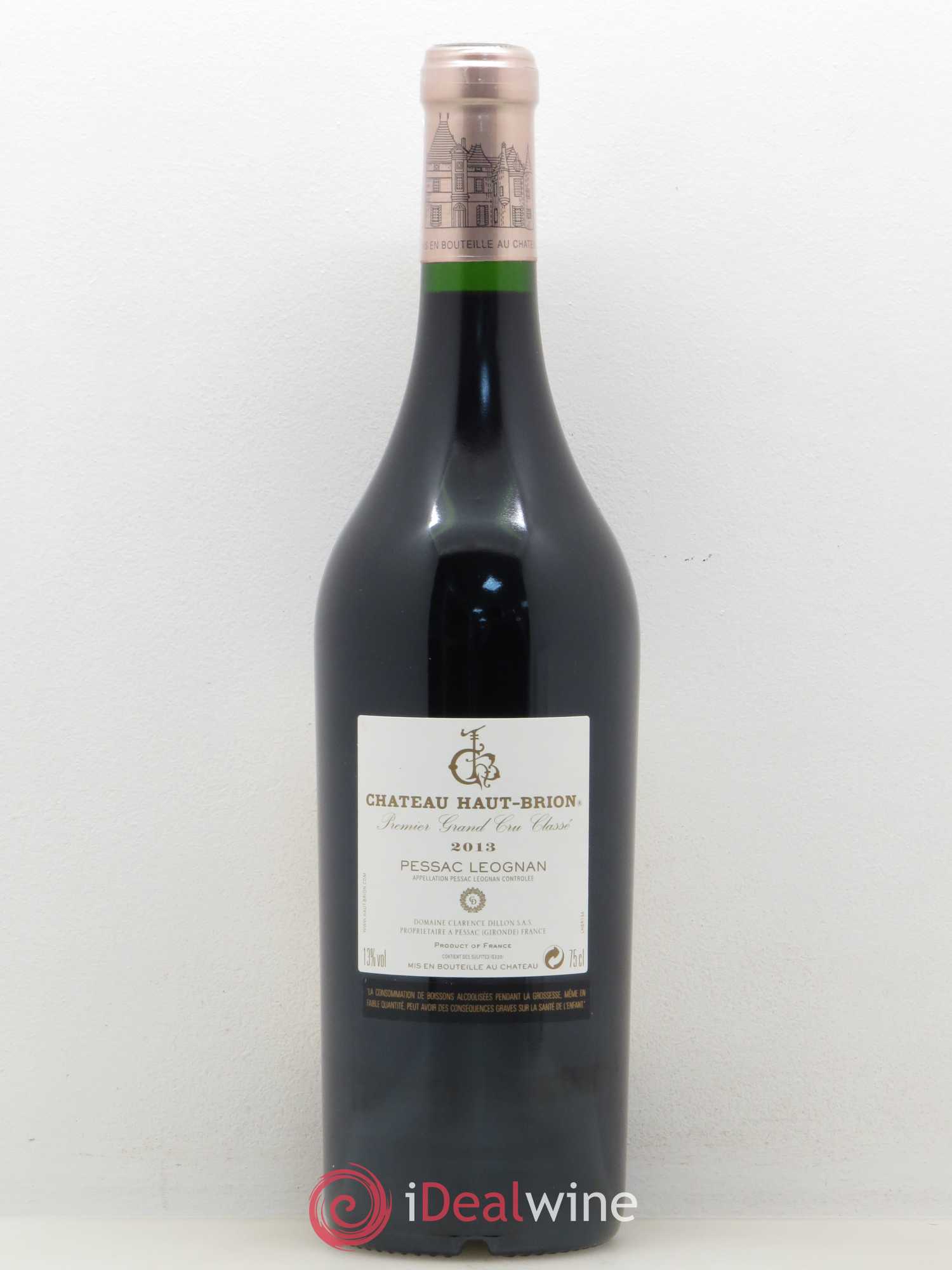 Château Haut Brion 1er Grand Cru Classé 2013 - Lot de 1 bouteille - 1