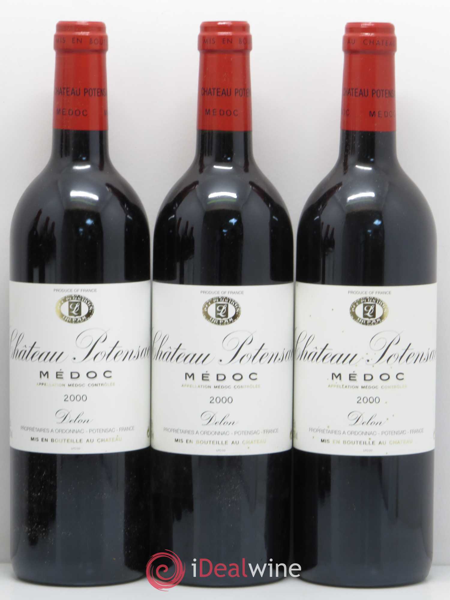 Château Potensac (sans prix de réserve) 2000 - Lot de 6 bouteilles - 1