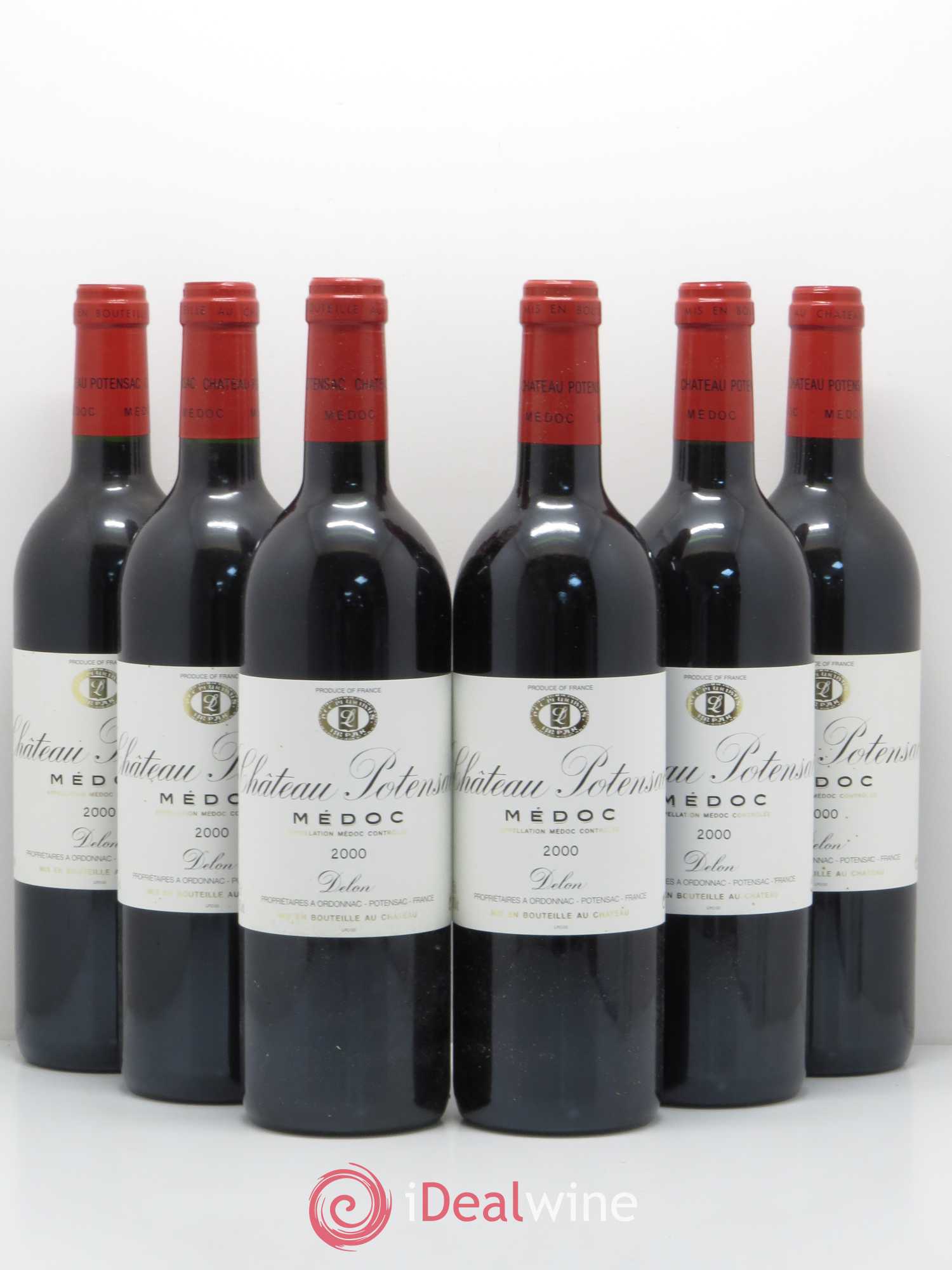Château Potensac (sans prix de réserve) 2000 - Lot de 6 bouteilles - 0