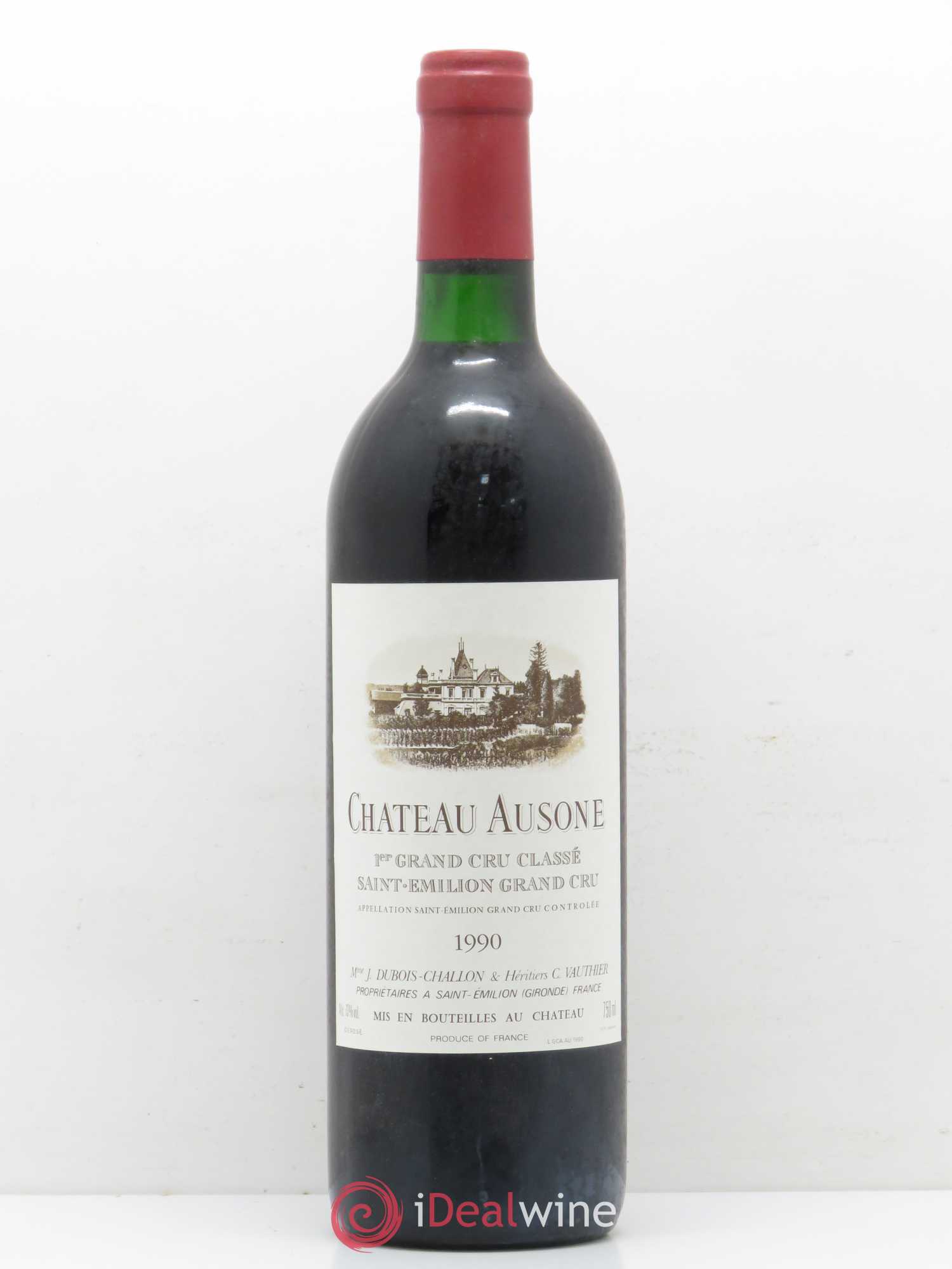 Château Ausone 1er Grand Cru Classé A 1990 - Lot de 1 bouteille - 0
