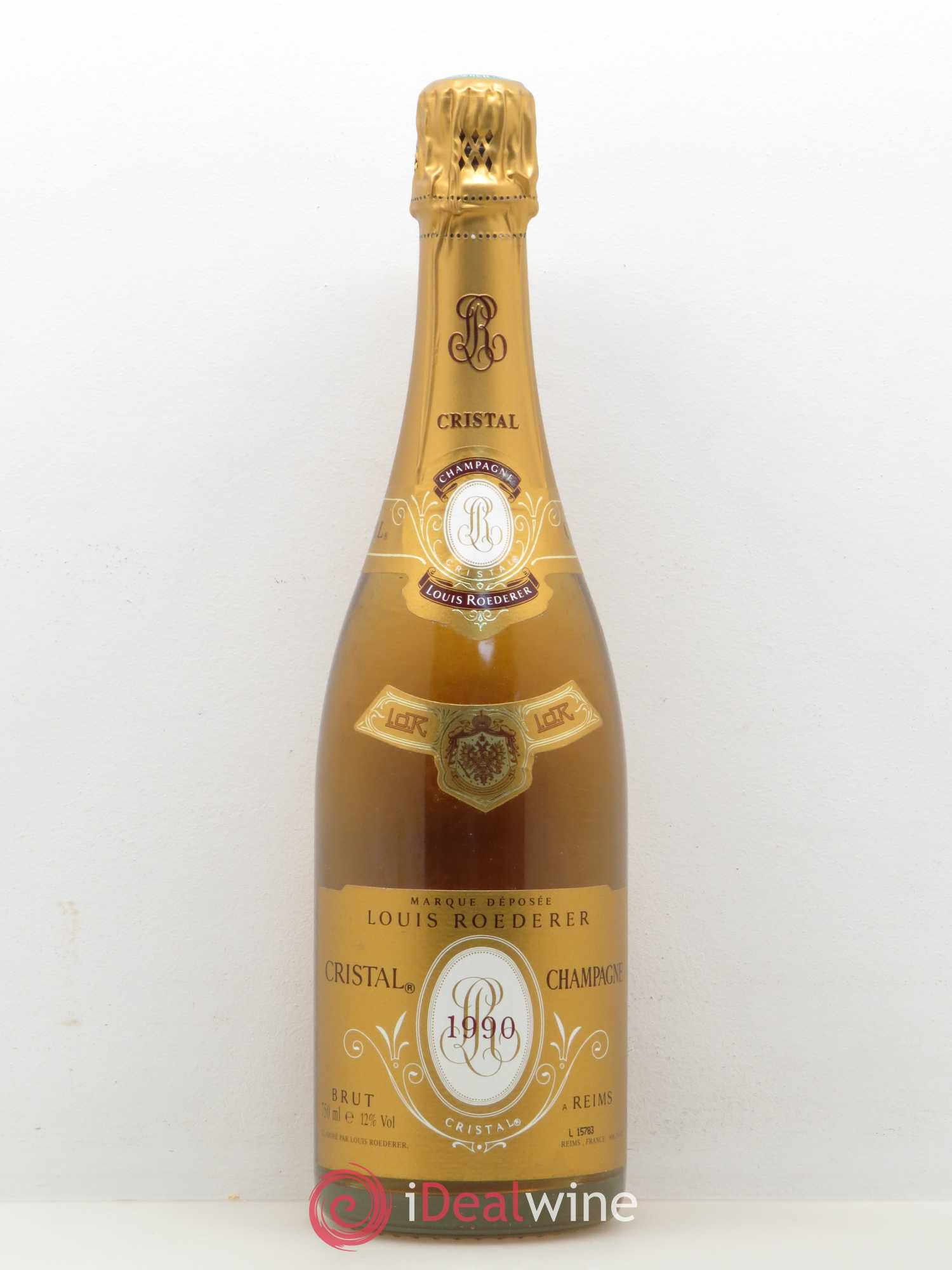 Cristal Louis Roederer 1990 - Lot de 1 bouteille - 0