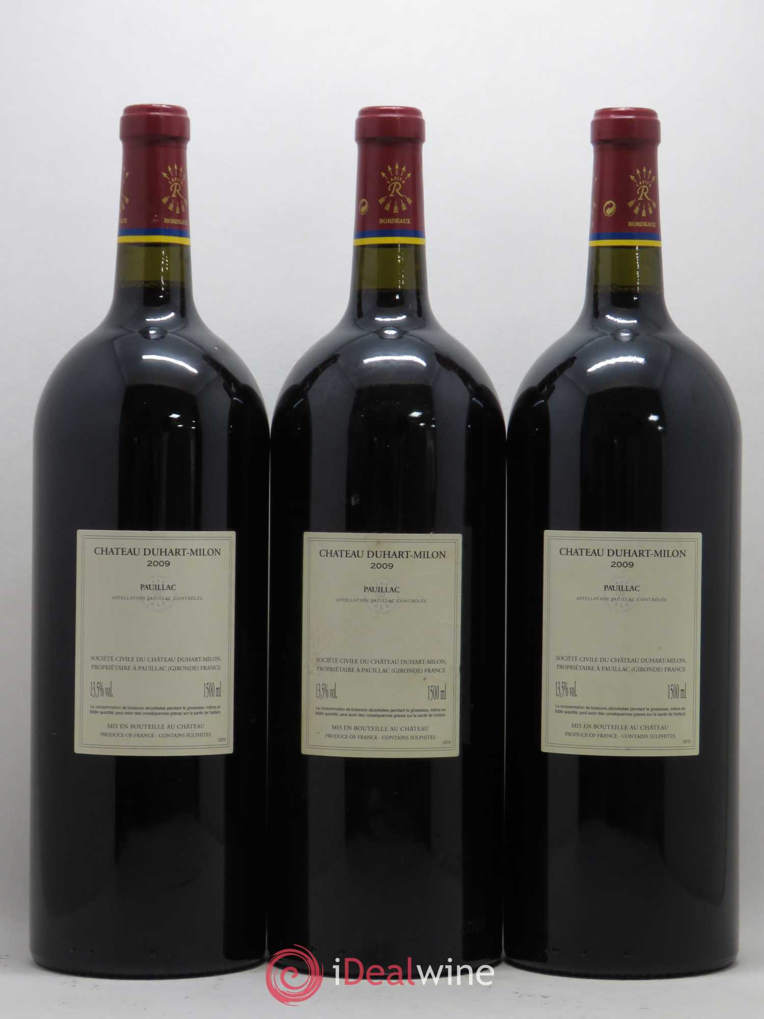 Château Duhart-Milon 4ème Grand Cru Classé 2009 - Lot de 3 magnums - 1