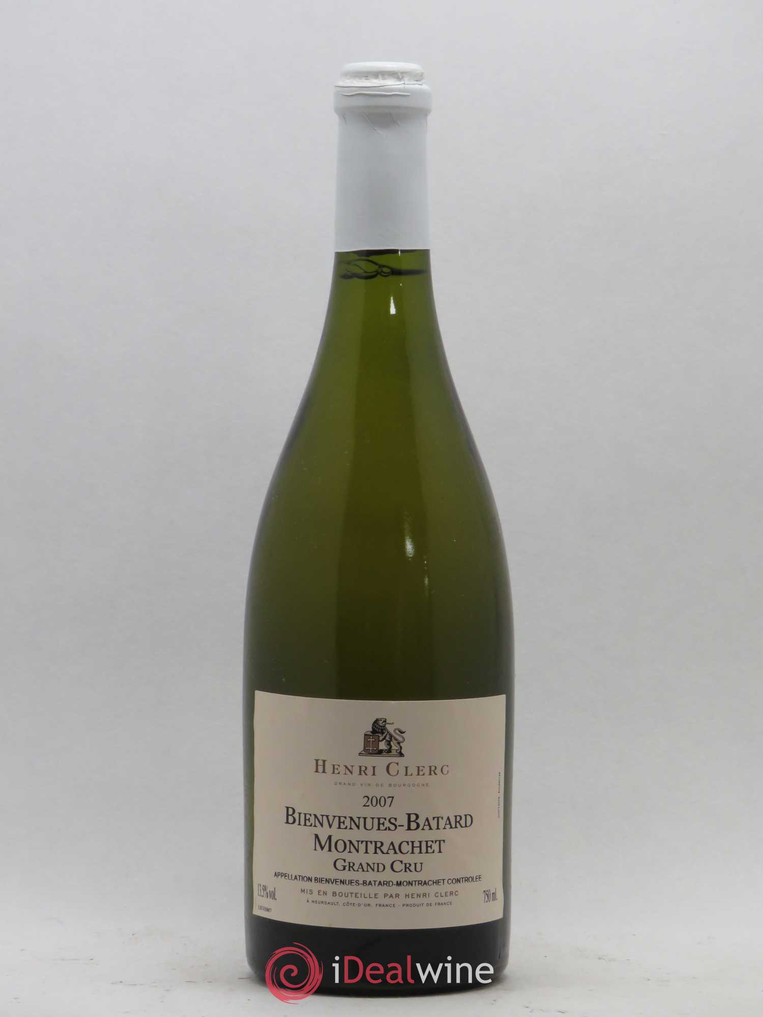Bienvenues-Bâtard-Montrachet Grand Cru Henri Clerc (sans prix de réserve) 2007 - Lot de 1 bouteille - 0
