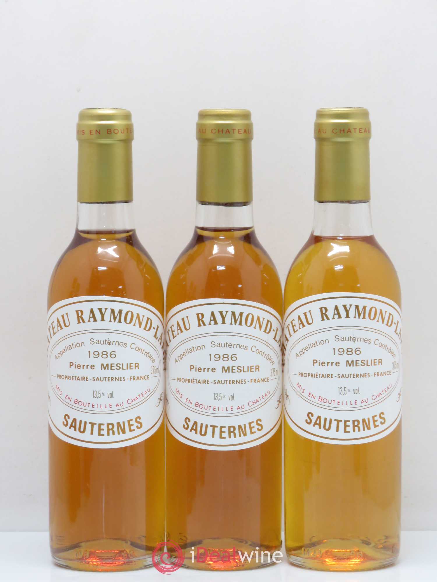 Château Raymond Lafon 1986 - Posten von 6 Demi-Flaschen - 2