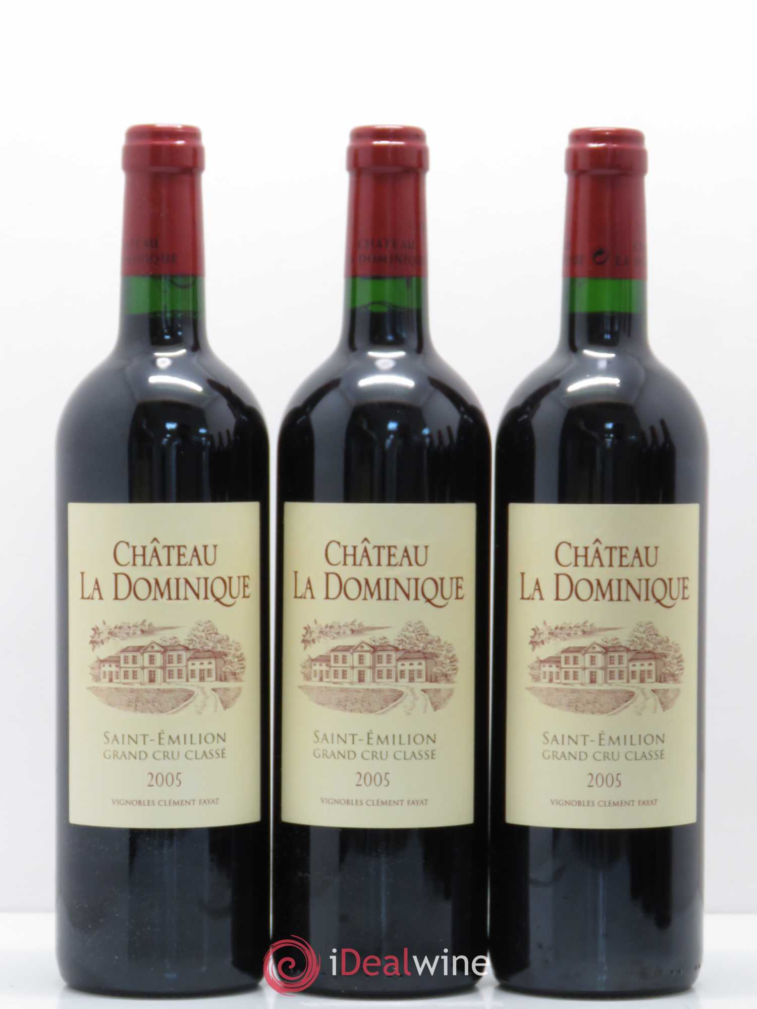 Château la Dominique Grand Cru Classé 2005 - Lot de 6 bouteilles - 1