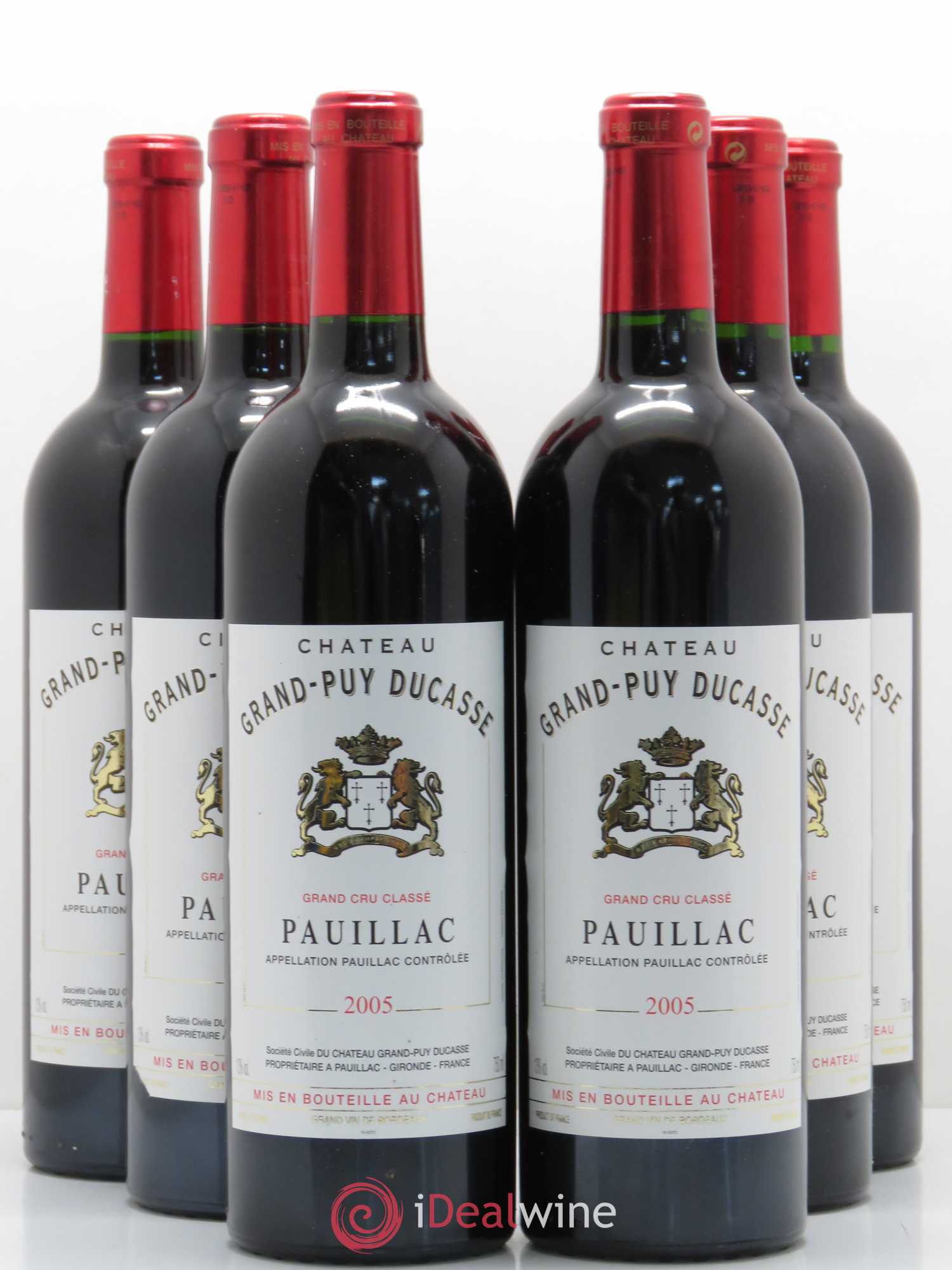 Château Grand Puy Ducasse 5ème Grand Cru Classé 2005 - Lot de 6 bouteilles - 0