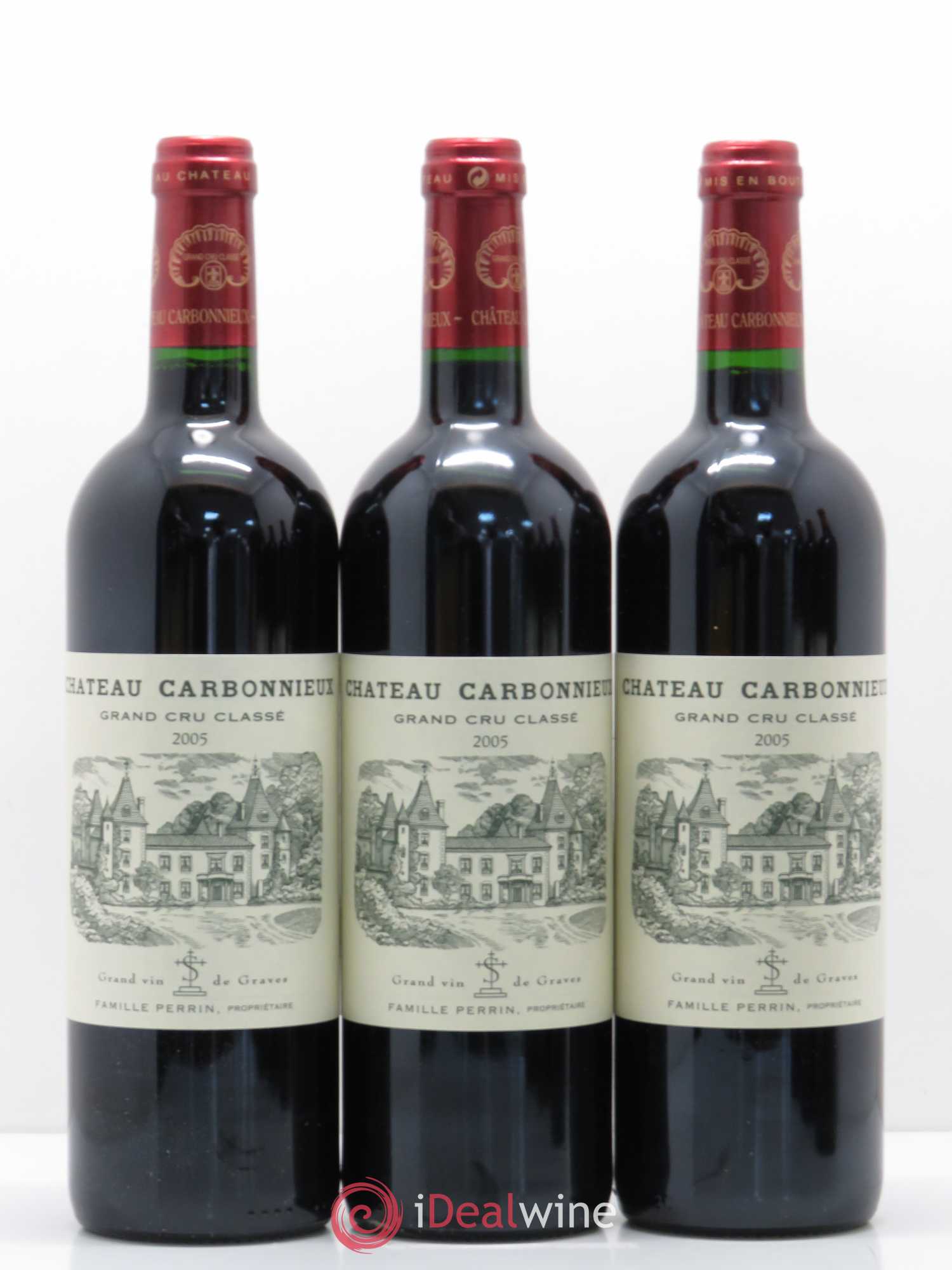 Château Carbonnieux Cru Classé de Graves 2005 - Lot de 6 bouteilles - 1