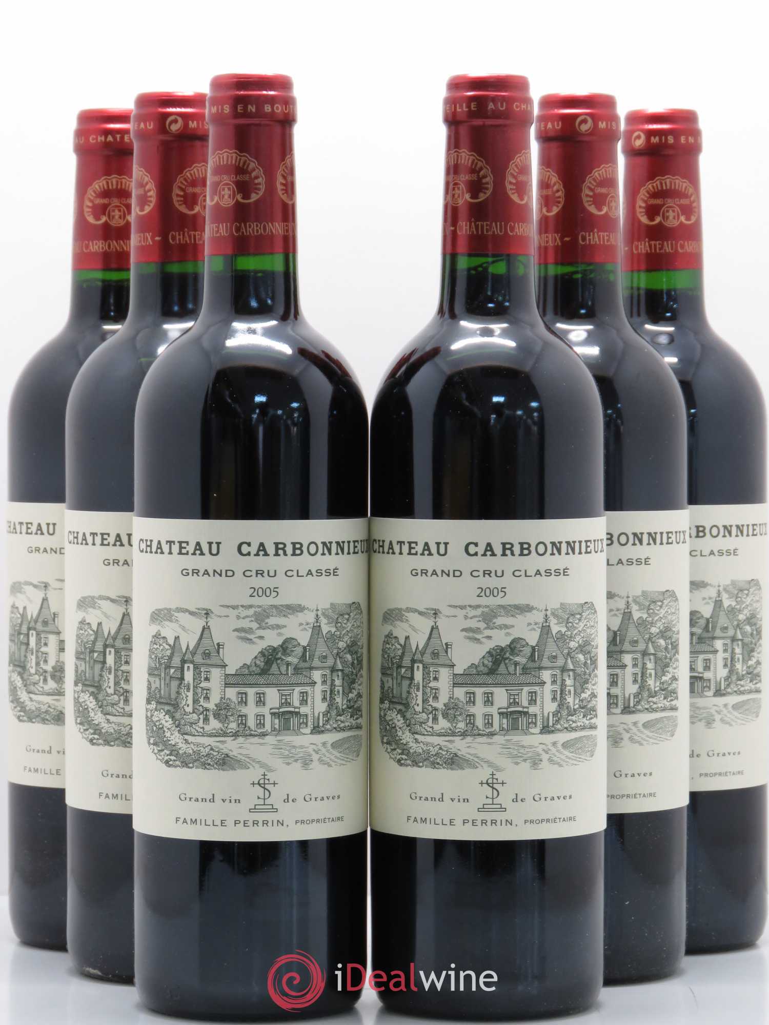 Château Carbonnieux Cru Classé de Graves 2005 - Lot de 6 bouteilles - 0