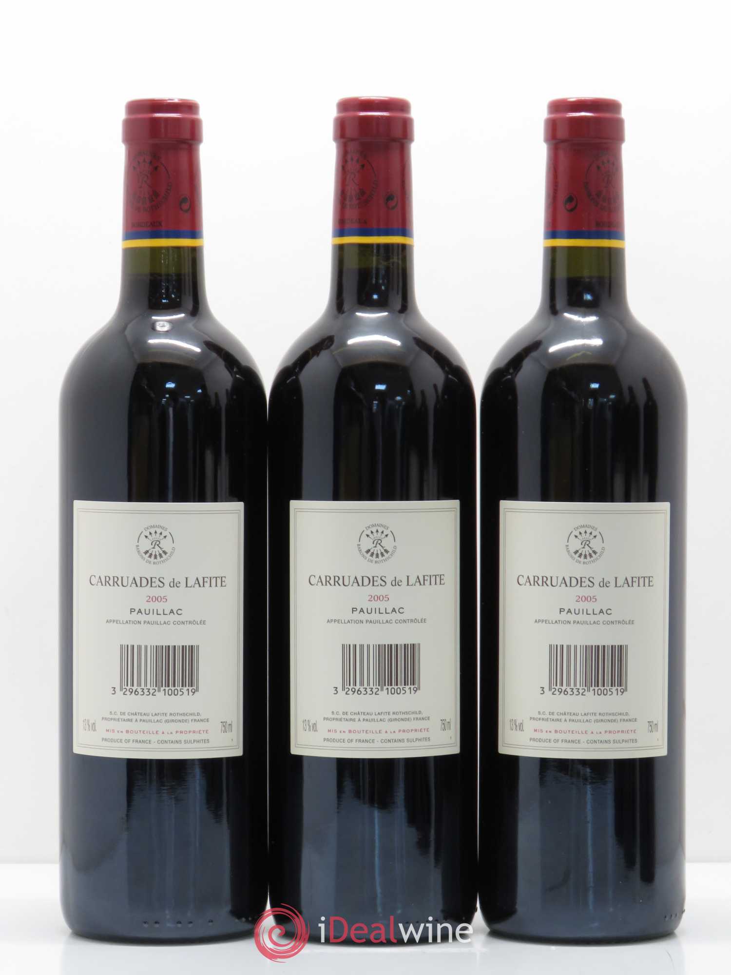 Carruades de Lafite Rothschild Second Vin 2005 - Lot de 6 bouteilles - 2