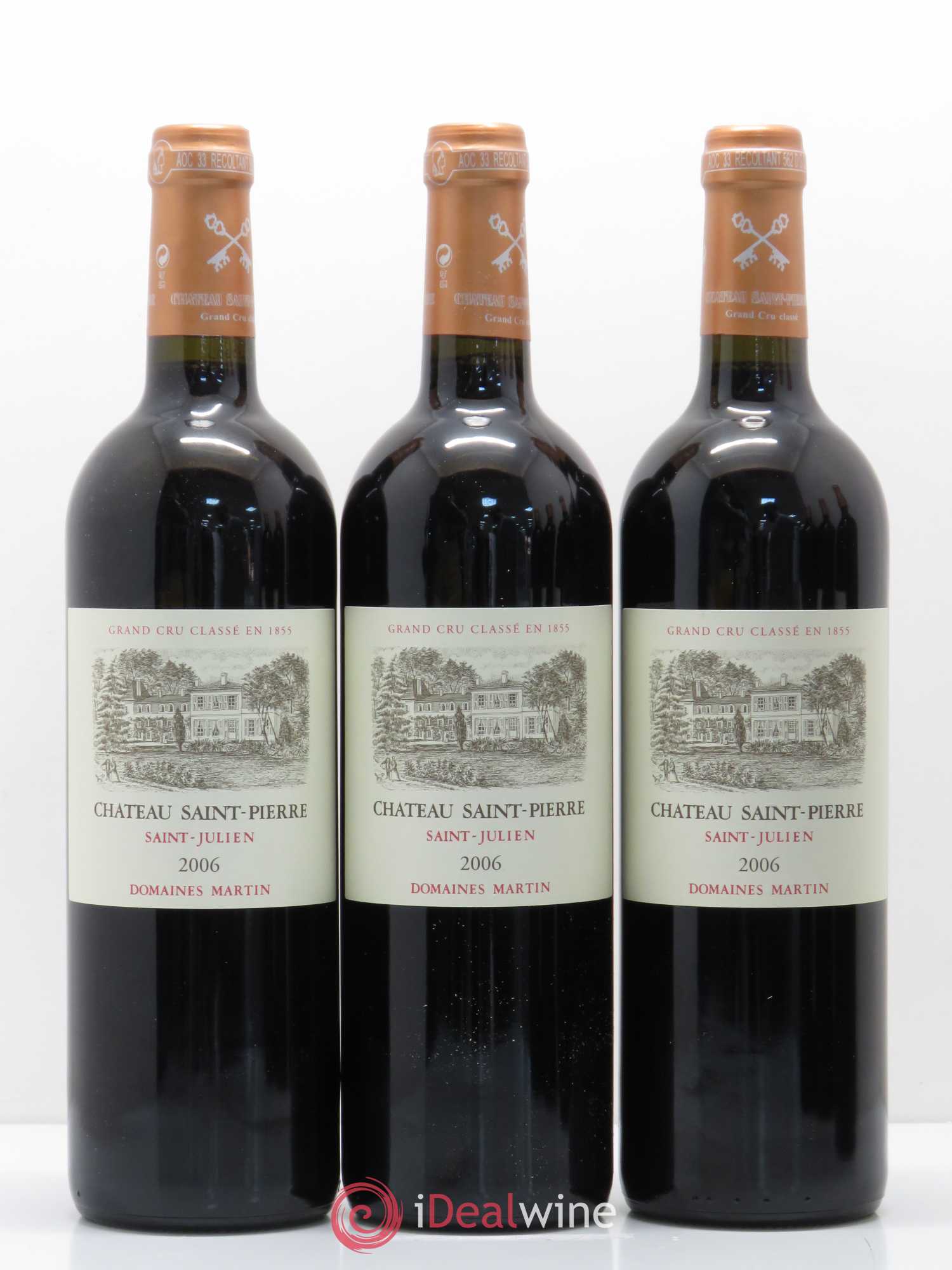 Château Saint-Pierre 4ème Grand Cru Classé 2006 - Lot de 6 bouteilles - 1