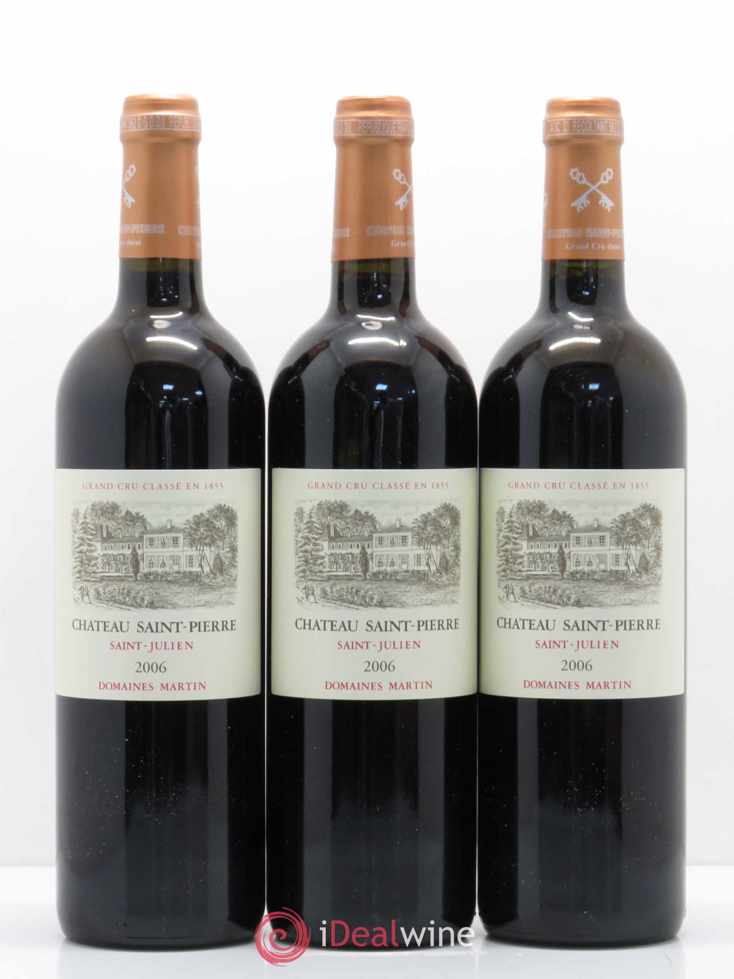 Château Saint-Pierre 4ème Grand Cru Classé 2006 - Lot de 6 bouteilles - 2
