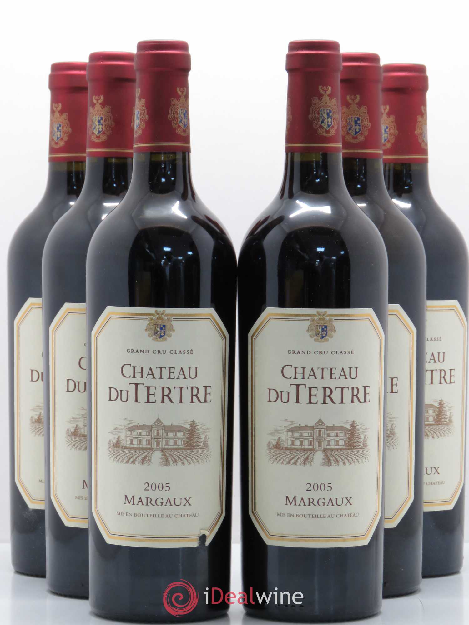 Château du Tertre 5ème Grand Cru Classé 2005 - Lot de 6 bouteilles - 0