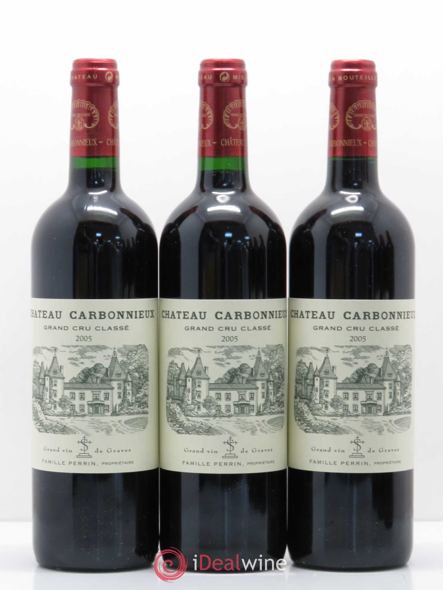 Château Carbonnieux Cru Classé de Graves 2005 - Lot de 6 bouteilles - 1