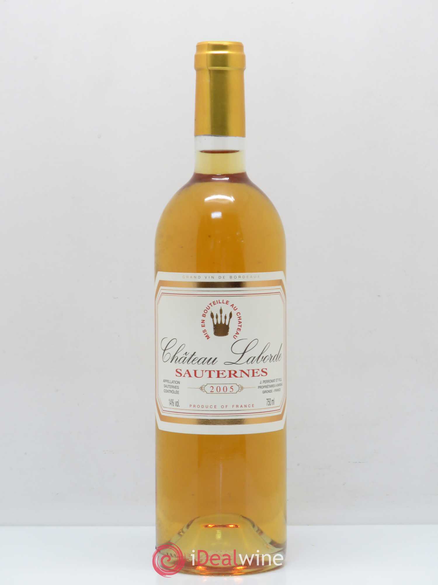 Sauternes Château Laborde 2005 - Posten von 1 Flasche - 0