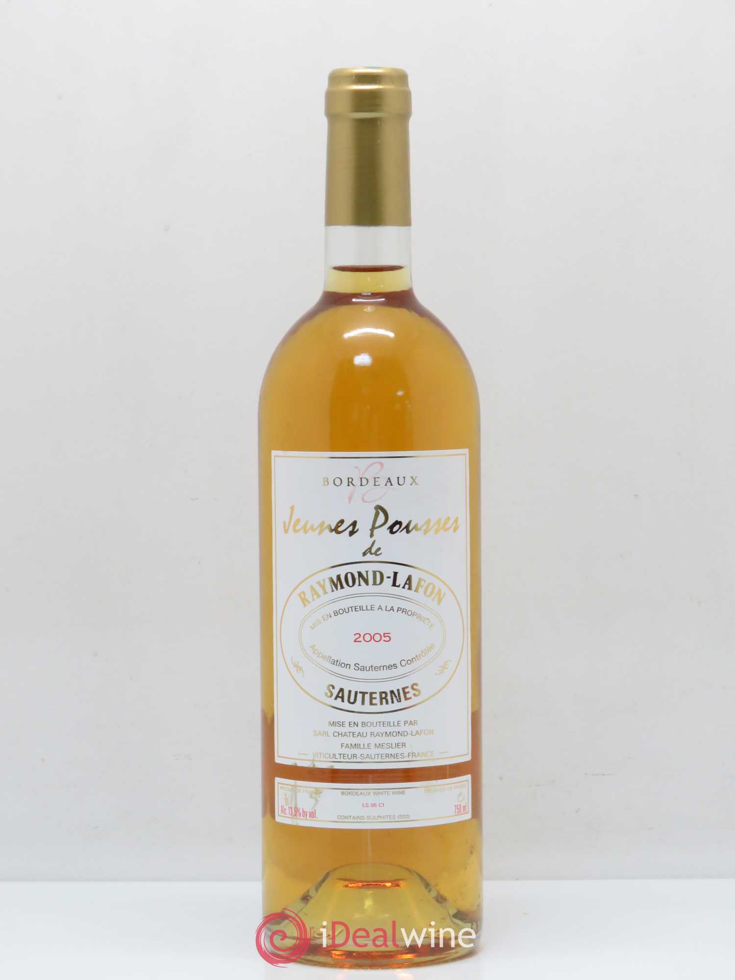 Sauternes Jeunes Pousses de Lafon 2005 - Posten von 1 Flasche - 0