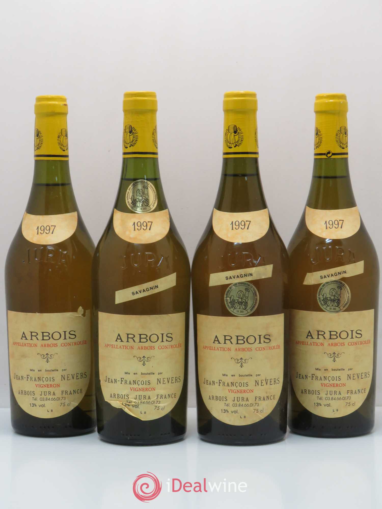 Arbois Jean François Nevers Savagnin 1997 - Posten von 4 Flaschen - 0