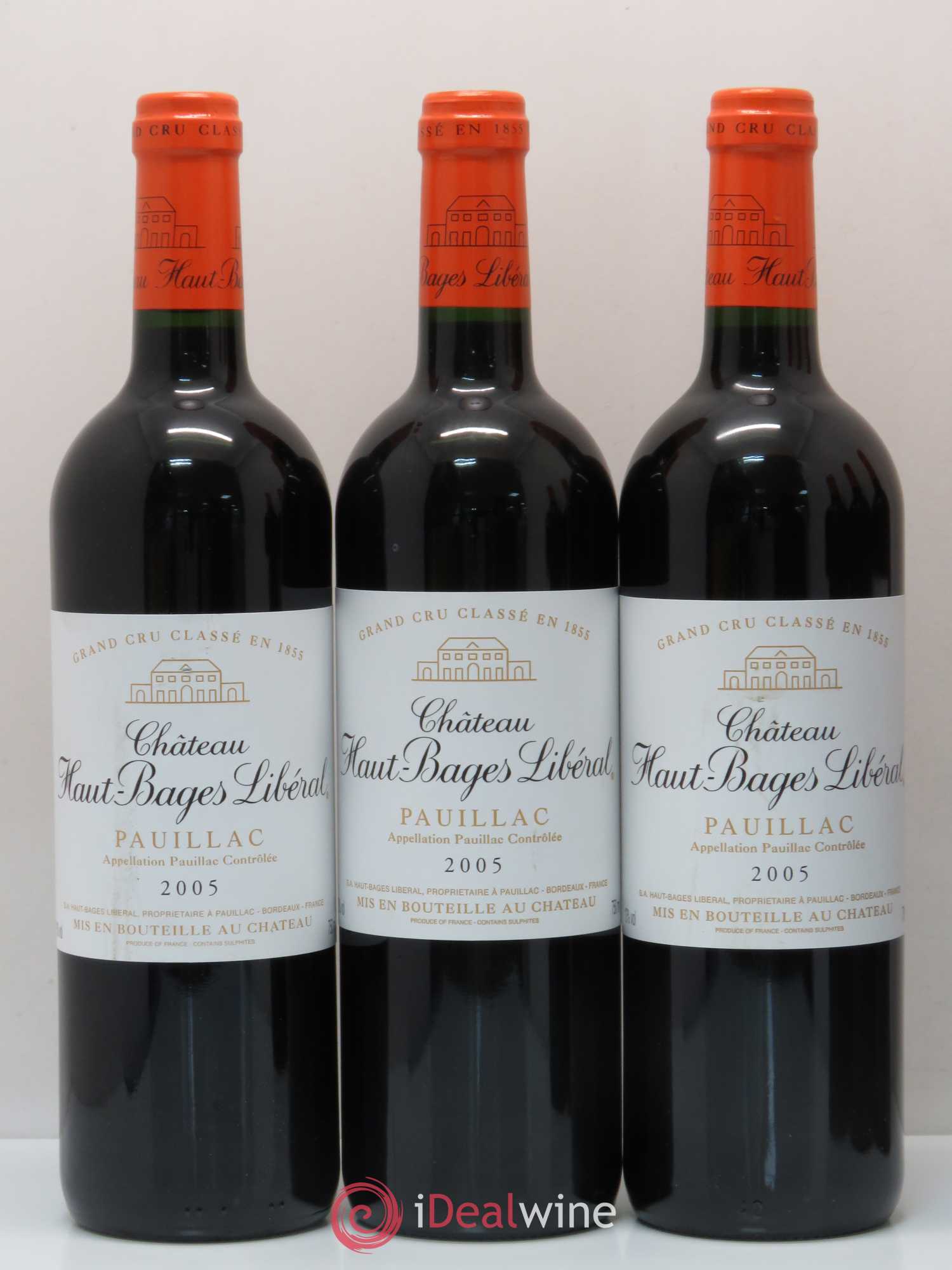 Château Haut Bages Libéral 5ème Grand Cru Classé 2005 - Lotto di 6 bottiglie - 1