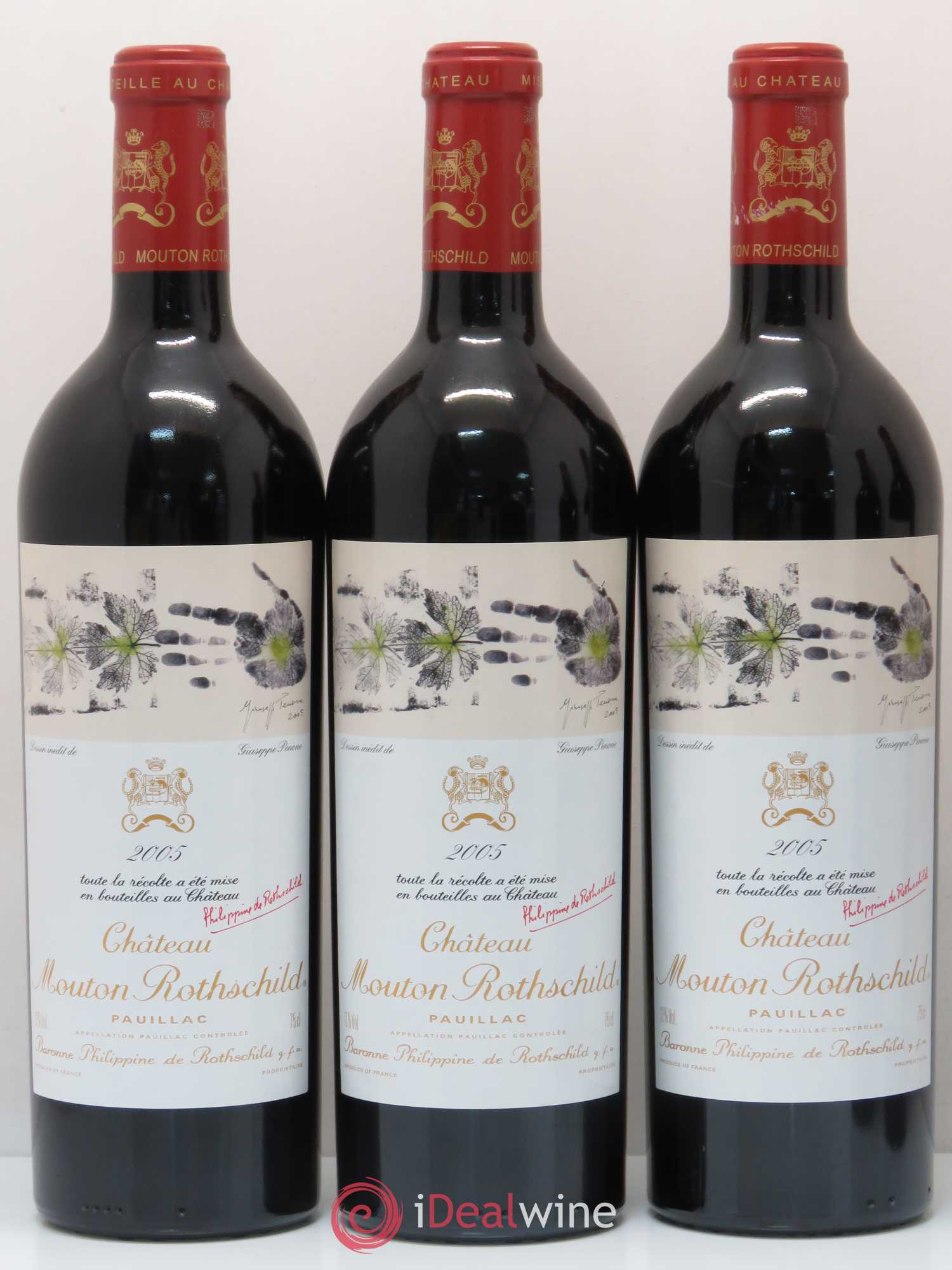 Château Mouton Rothschild 1er Grand Cru Classé 2005 - Lot de 6 bouteilles - 3