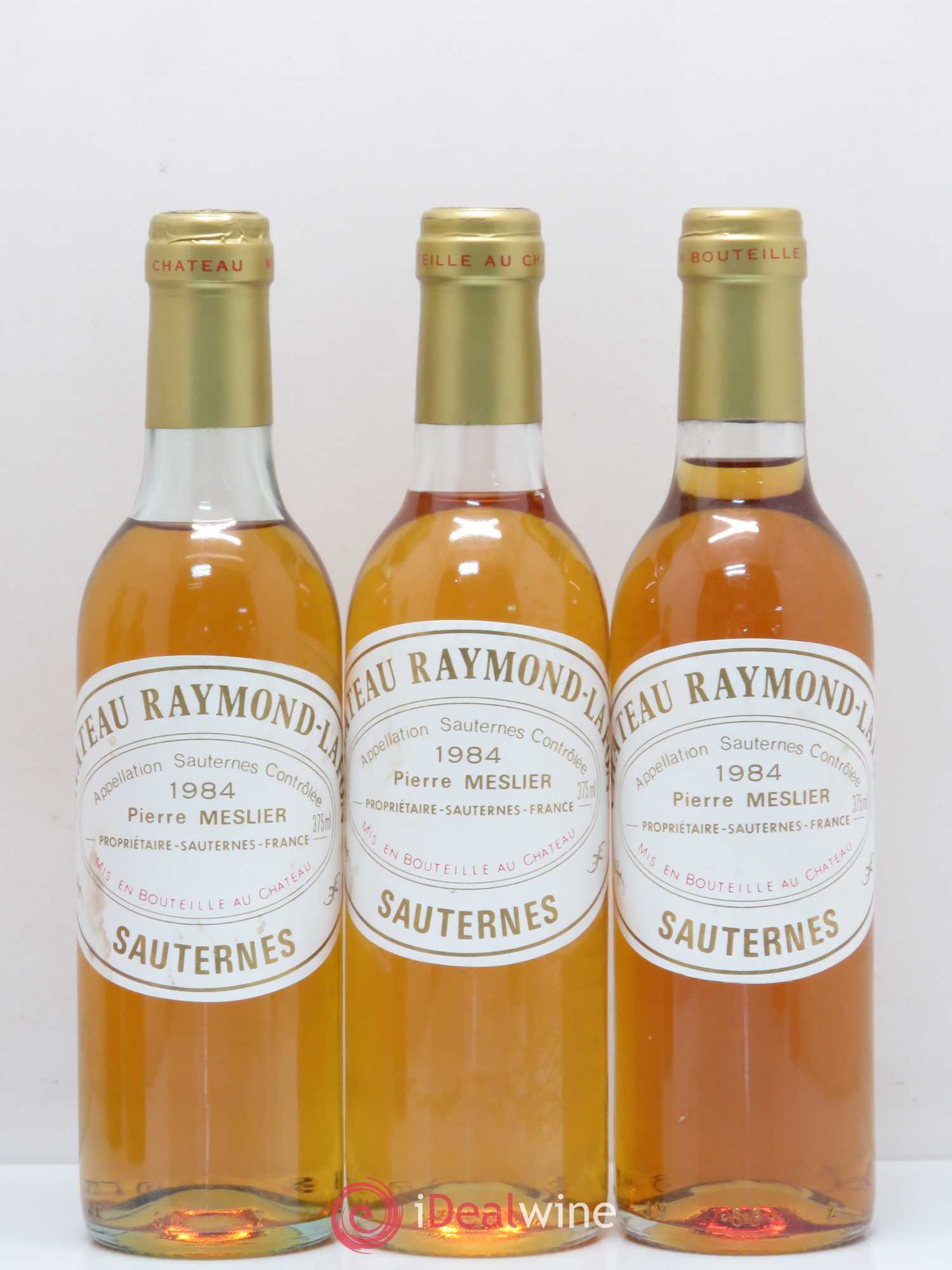 Château Raymond Lafon 1984 - Posten von 5 Demi-Flaschen - 1