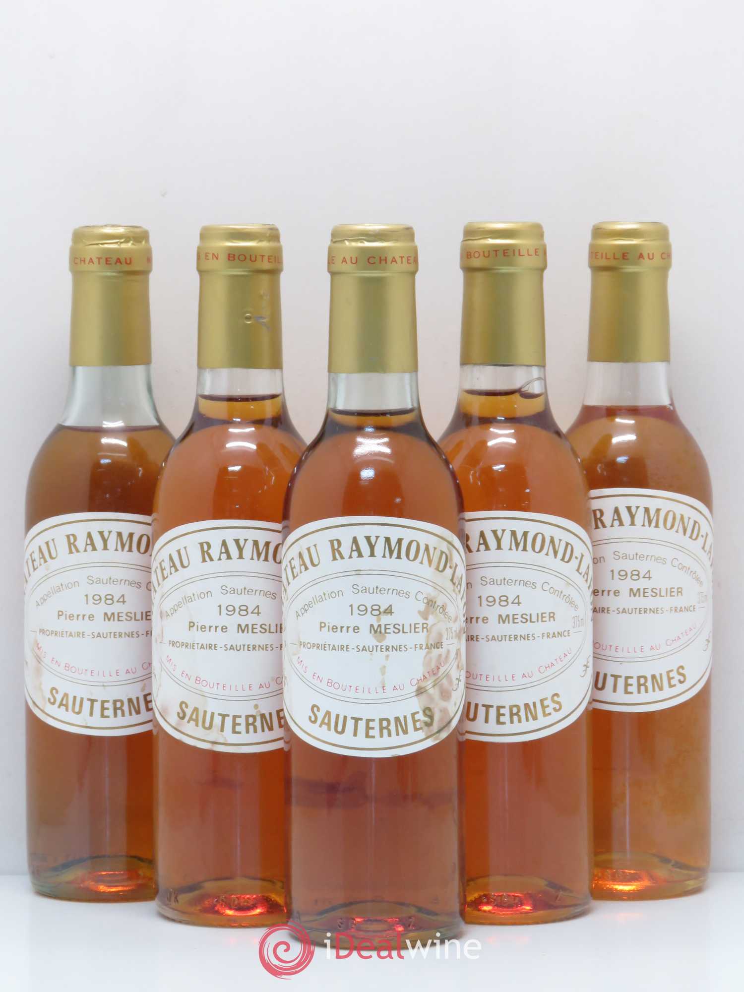 Château Raymond Lafon 1984 - Posten von 5 Demi-Flaschen - 0