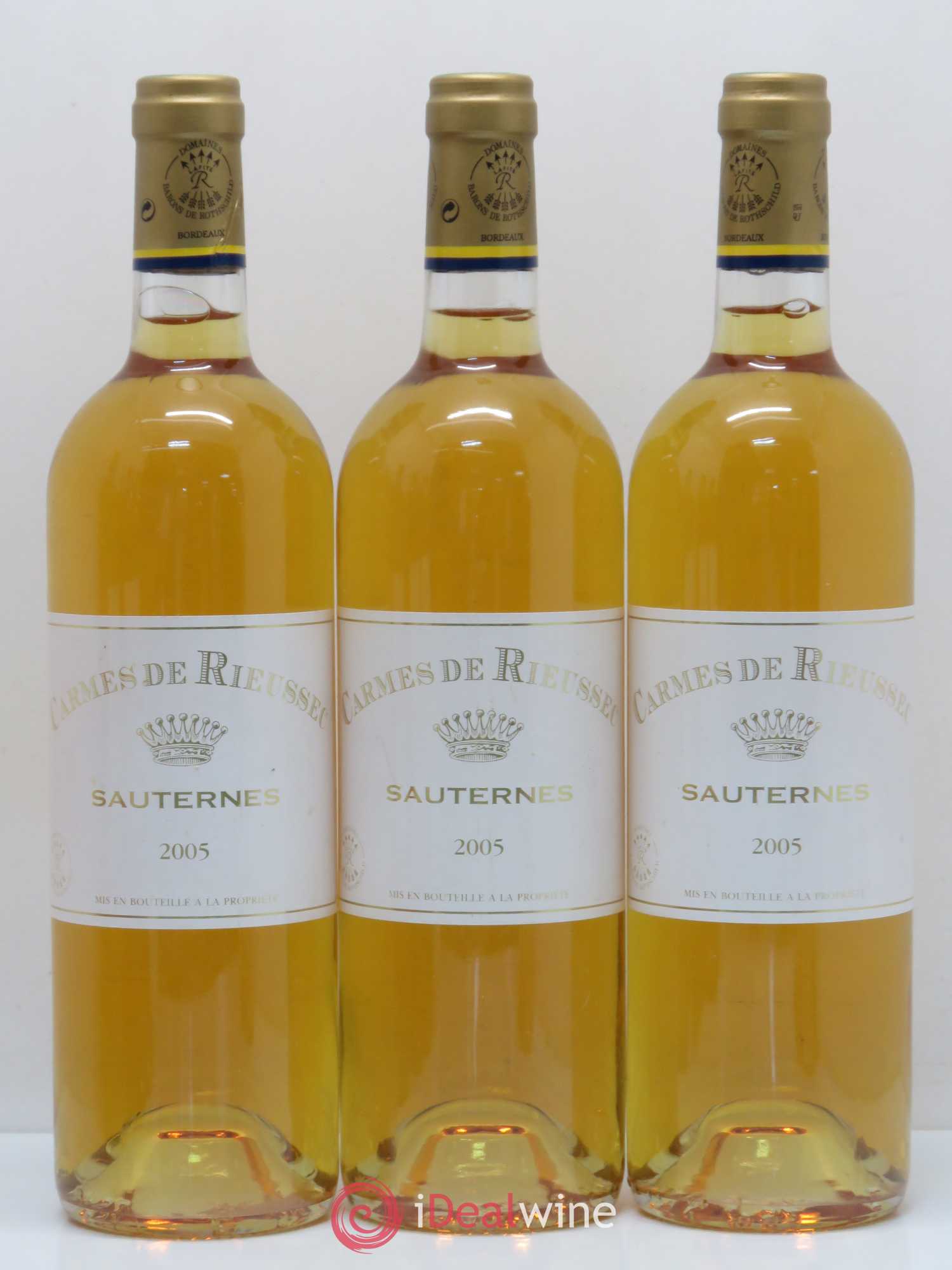 Sauternes Les Carmes de Rieussec 2005 - Lotto di 6 bottiglie - 2