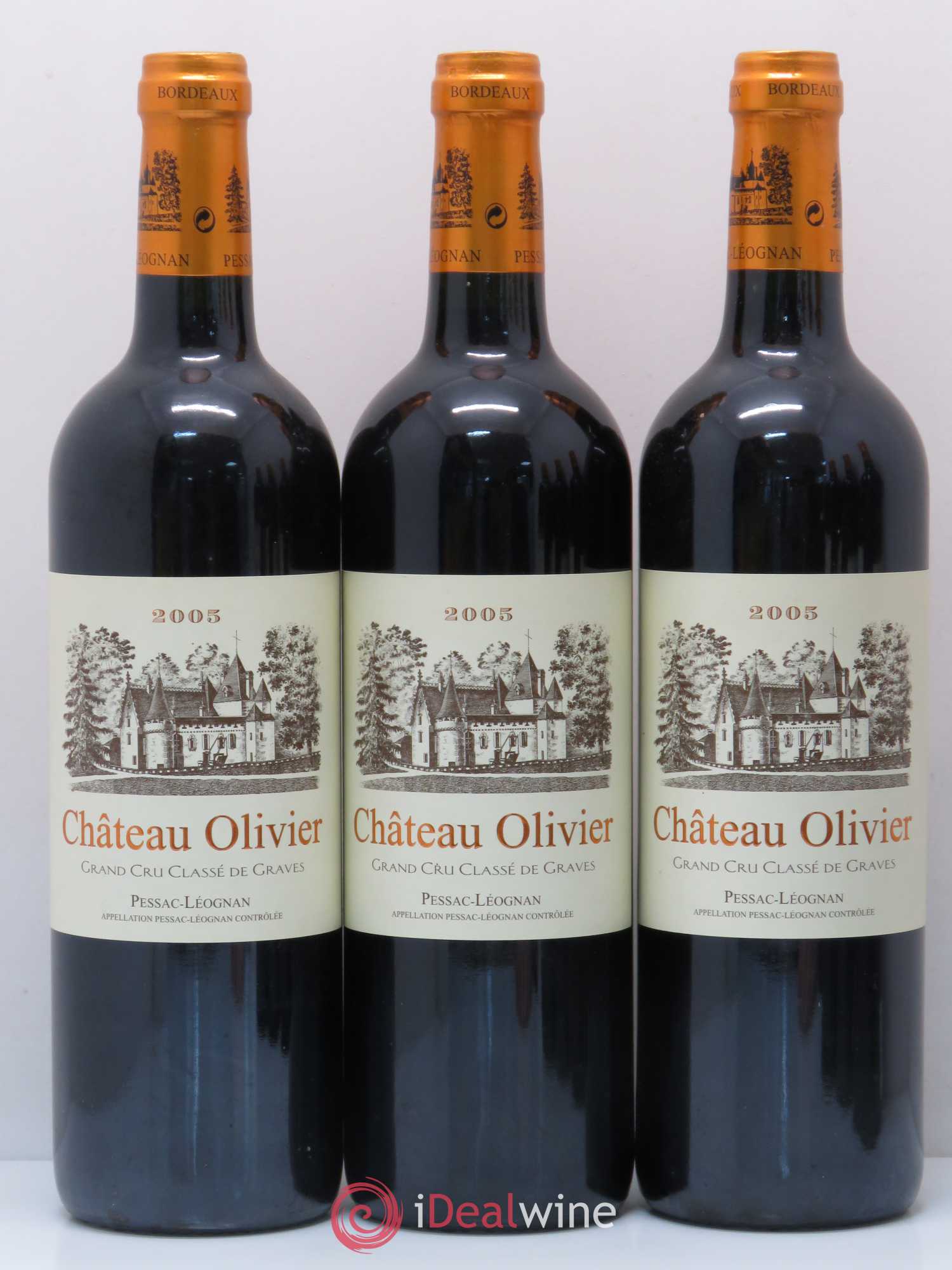 Château Olivier Cru Classé de Graves 2005 - Lot de 6 bouteilles - 1