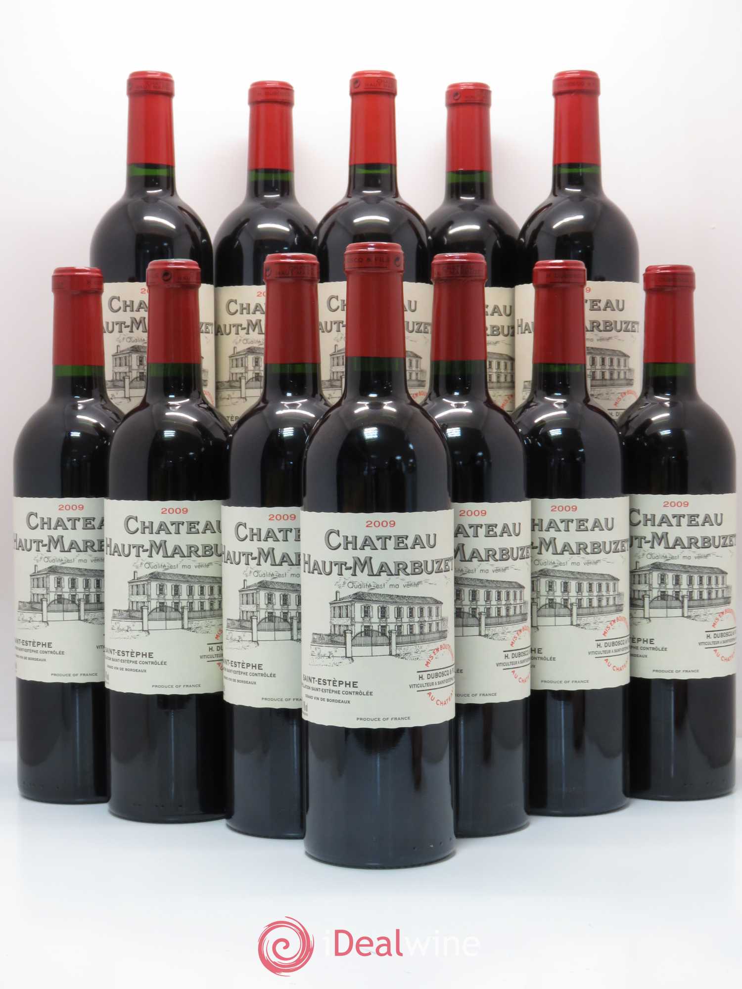 Château Haut Marbuzet 2009 - Lot de 12 bouteilles - 0