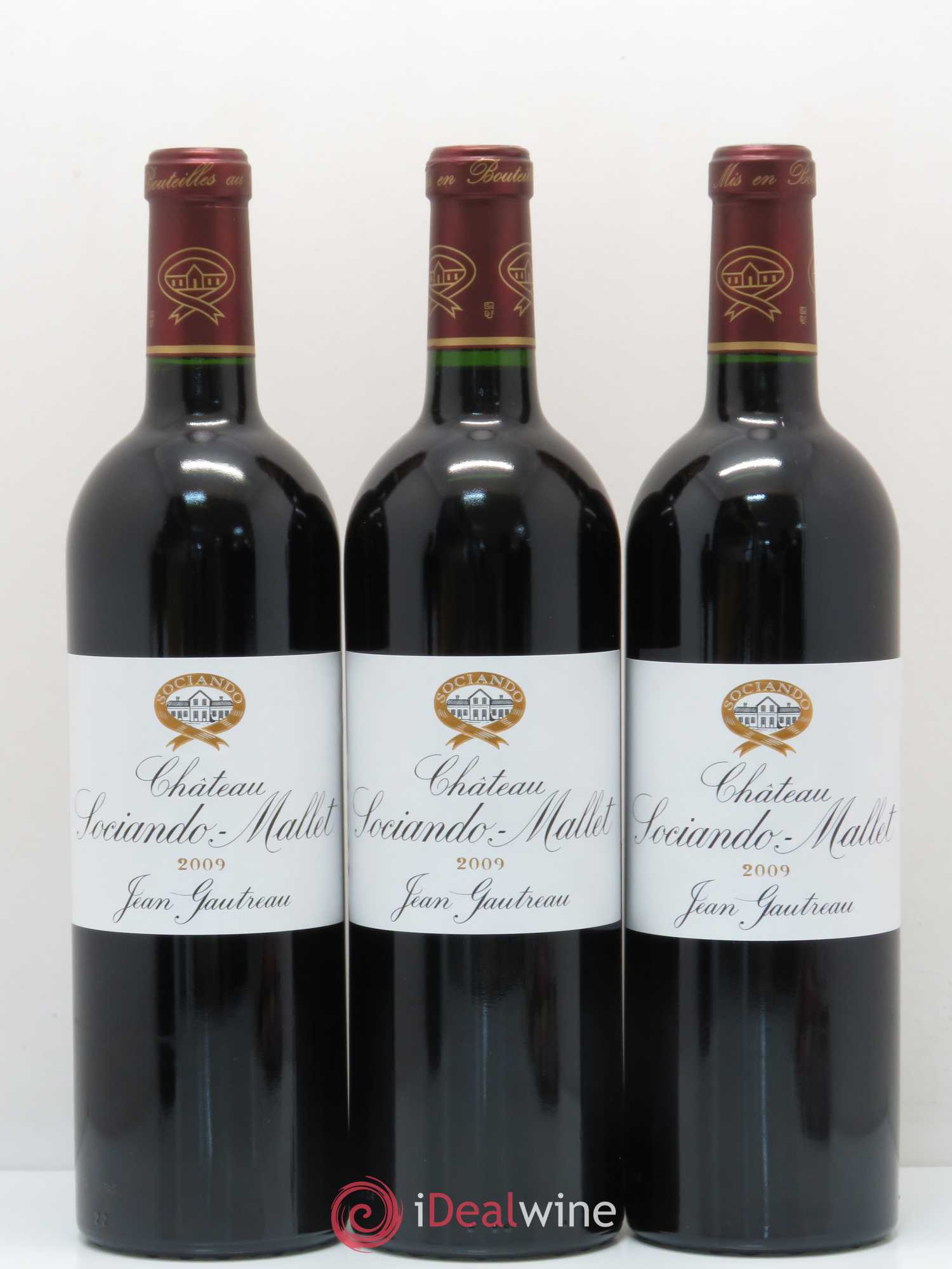 Château Sociando Mallet 2009 - Lot de 12 bouteilles - 1